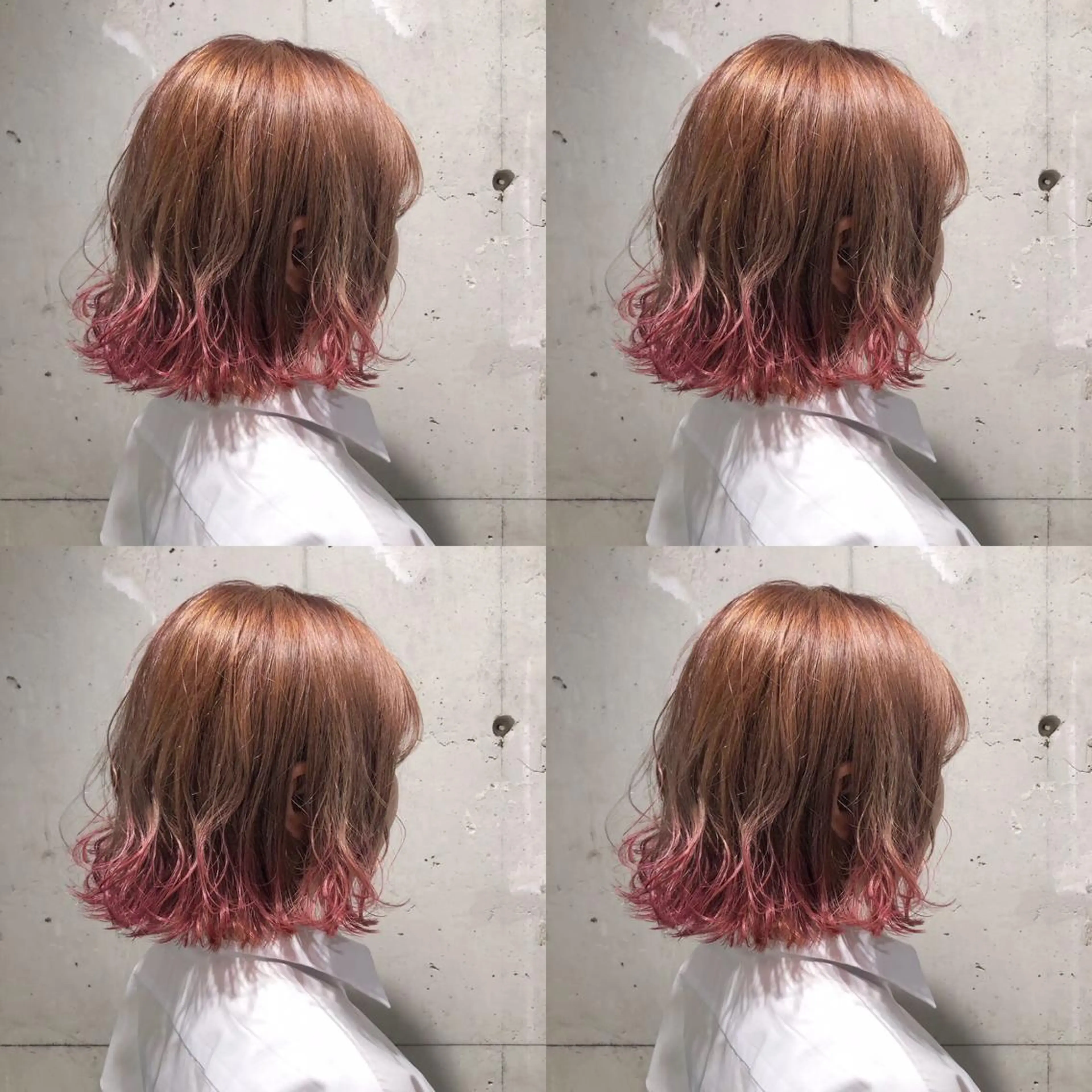 ミディアム カラー エフェクトブリーチ 🌟前澤啓太朗のヘアスタイル