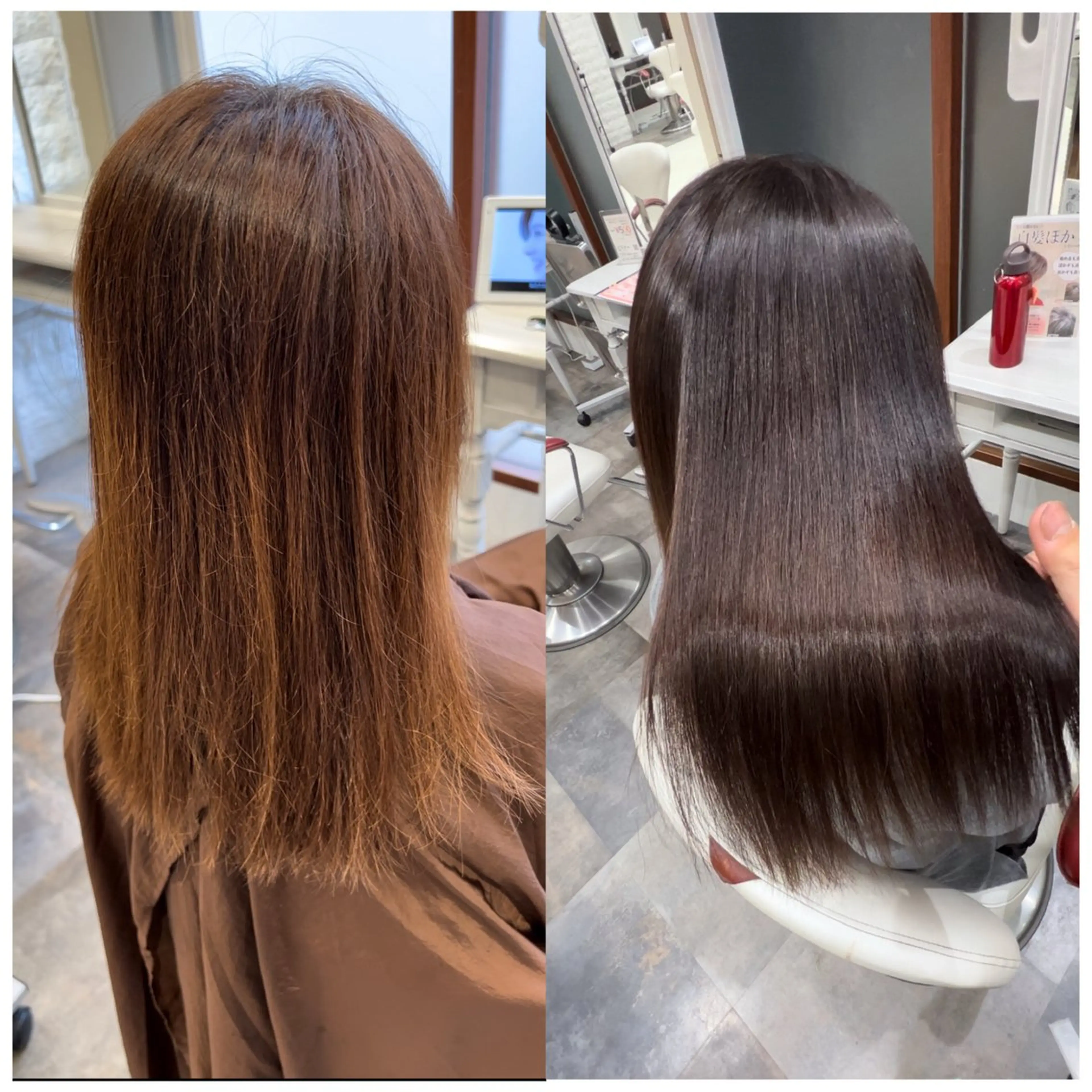 ロング 髪質改善【新宮】石川 周併ブリーチ毛OKのヘアスタイル