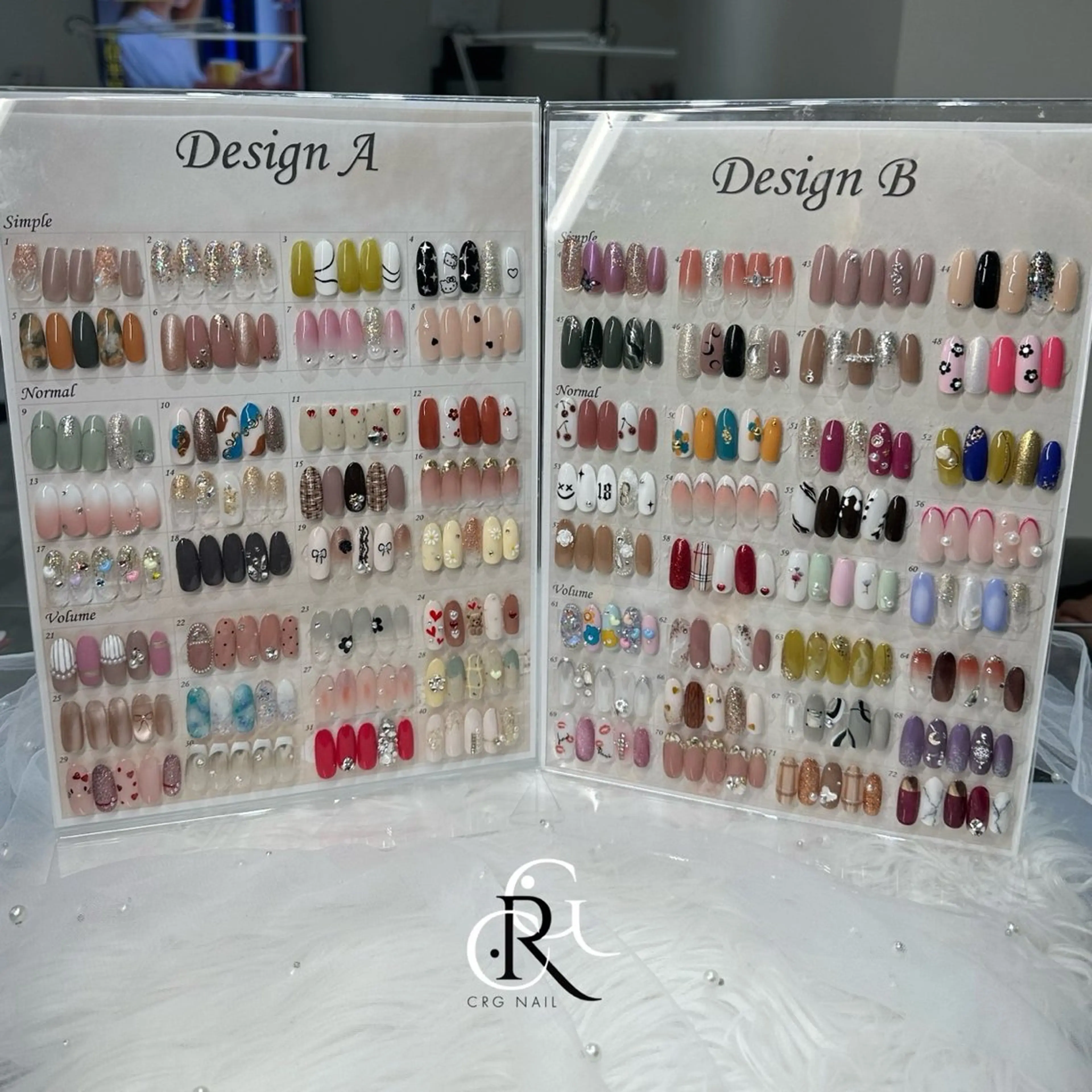 ミディアム ハンドネイル CRGNAIL RENAのネイルデザイン