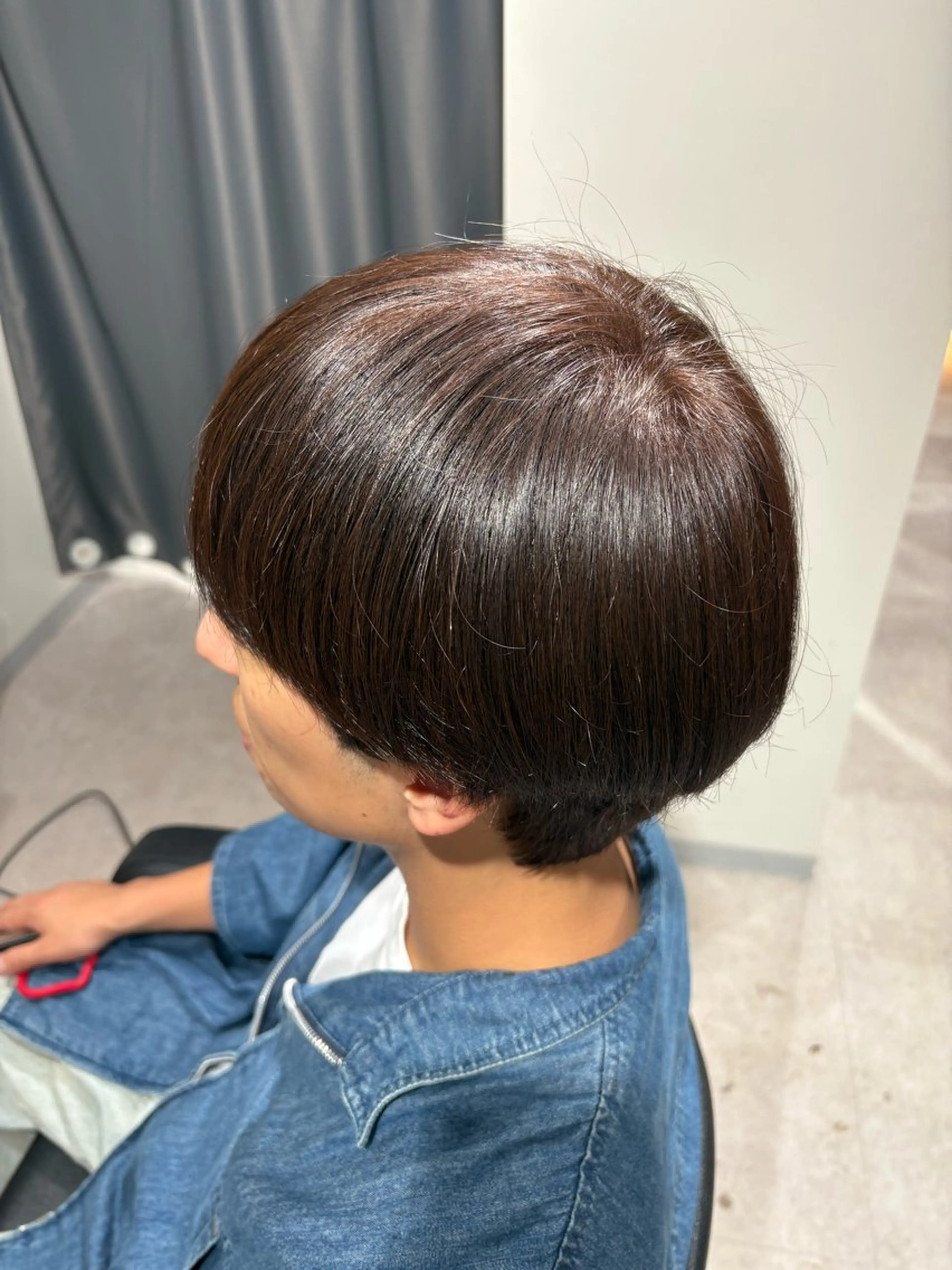 カラー メンズ ブラウンカラー ヘアカラー aina / n.w.hのヘアスタイル