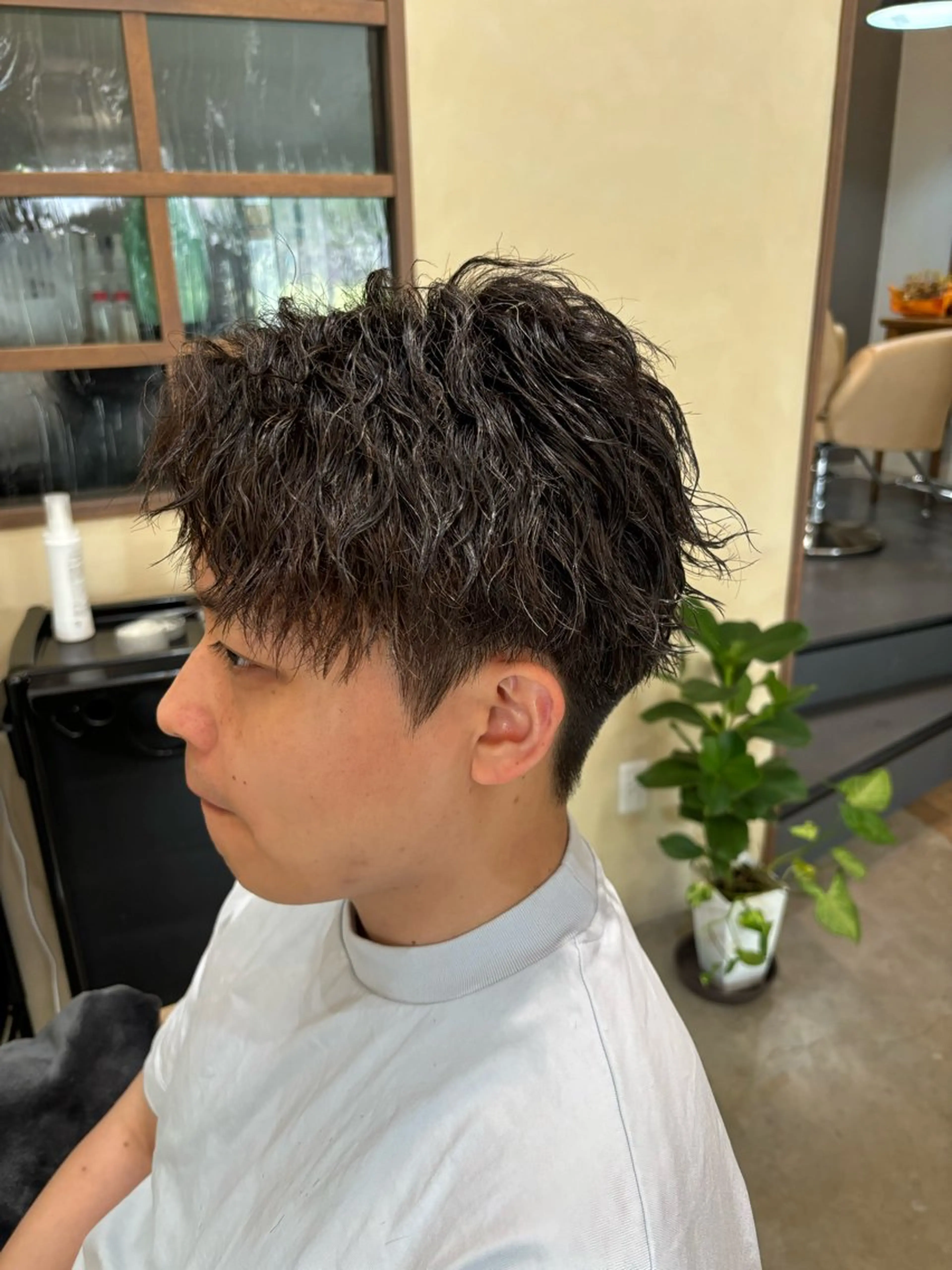 ショート メンズ カット パーマ トリートメント 鹿児島 TSUBASAのヘアスタイル