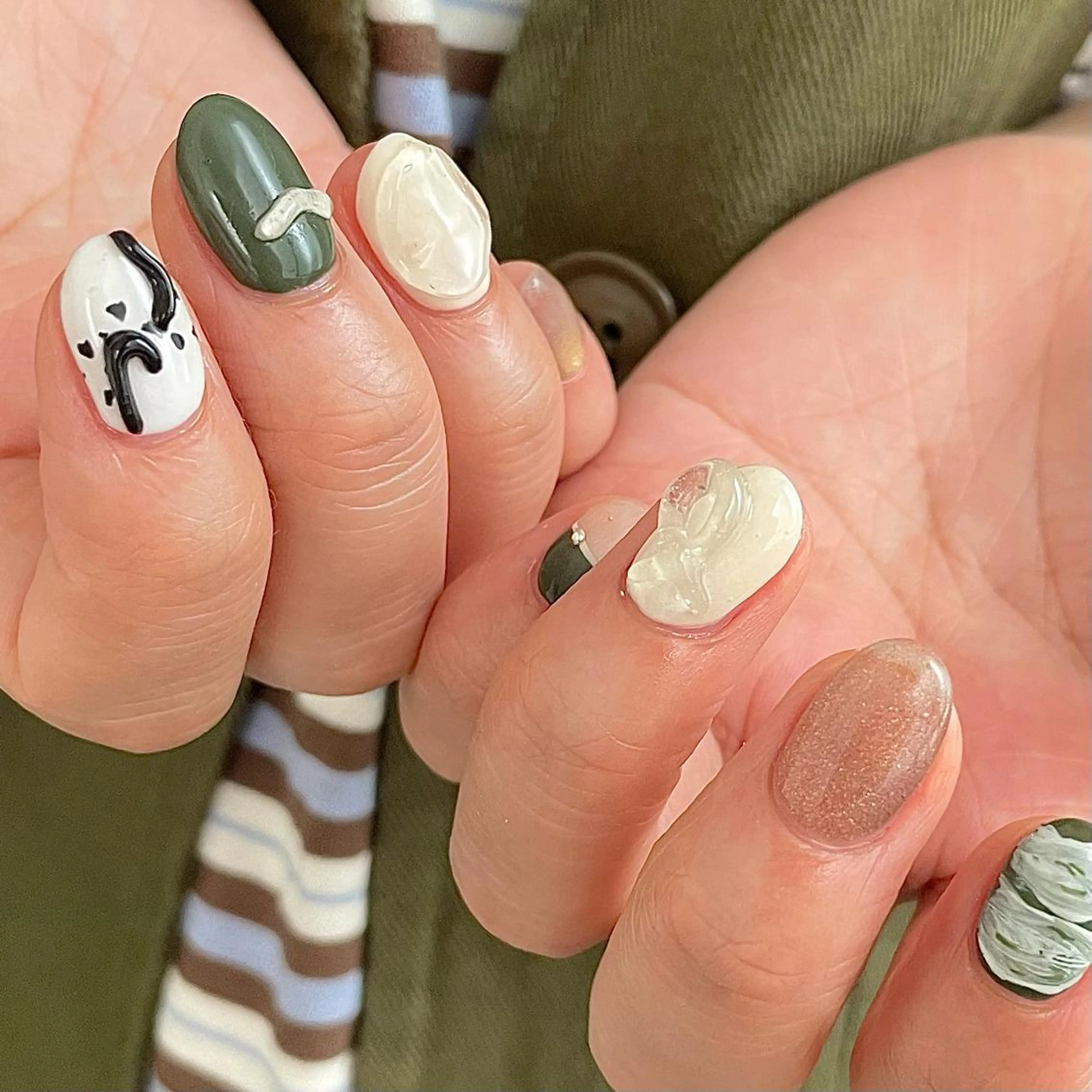 ネイル 持ち込み ハンドネイル Nailsalon BLOOM🌷 山崎のネイルデザイン