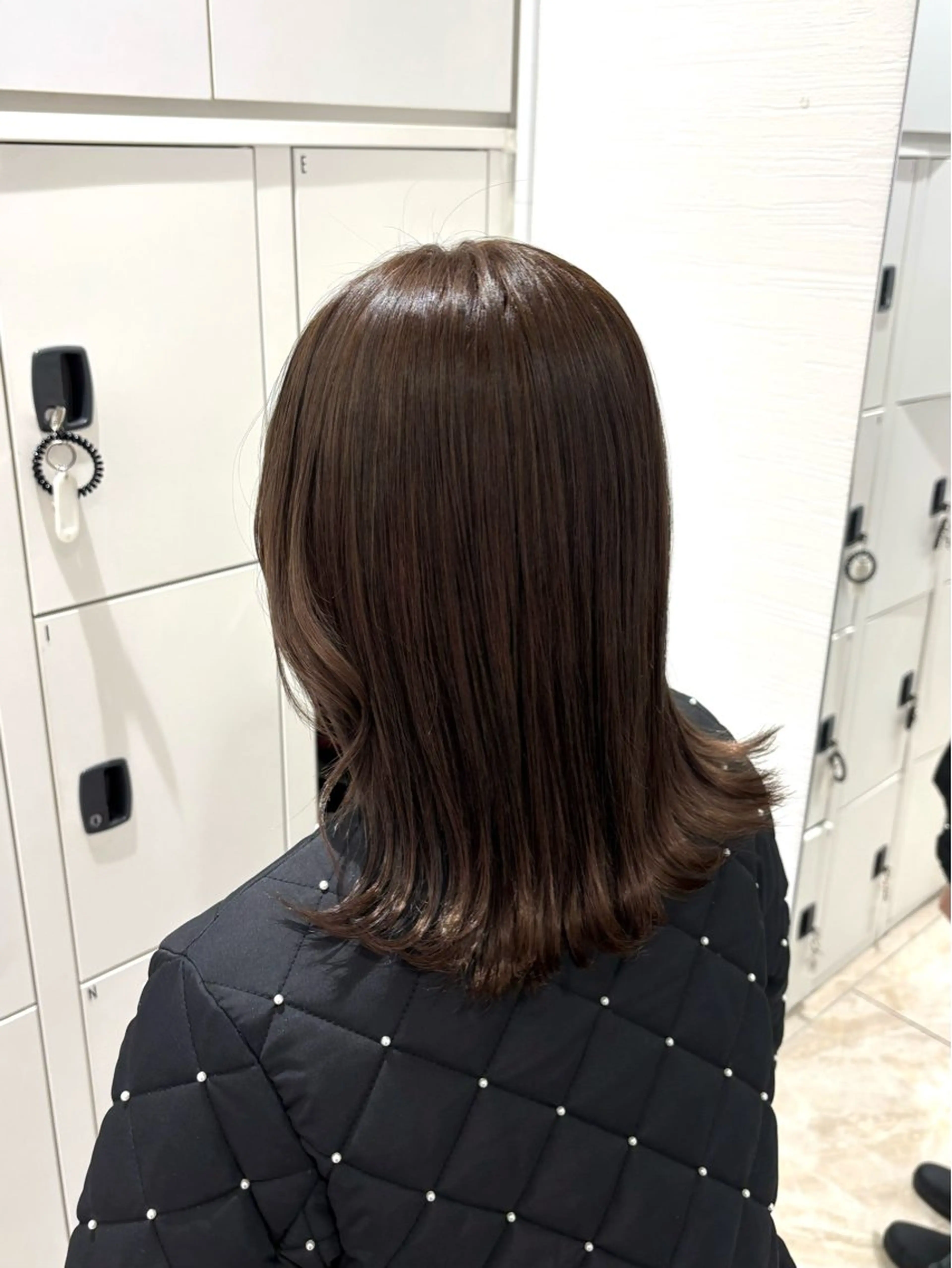 セミロング カラー グレージュ トリートメント ヘアカラー トリートメント miho‪𓂃 暖色/レイヤーカットのヘアスタイル