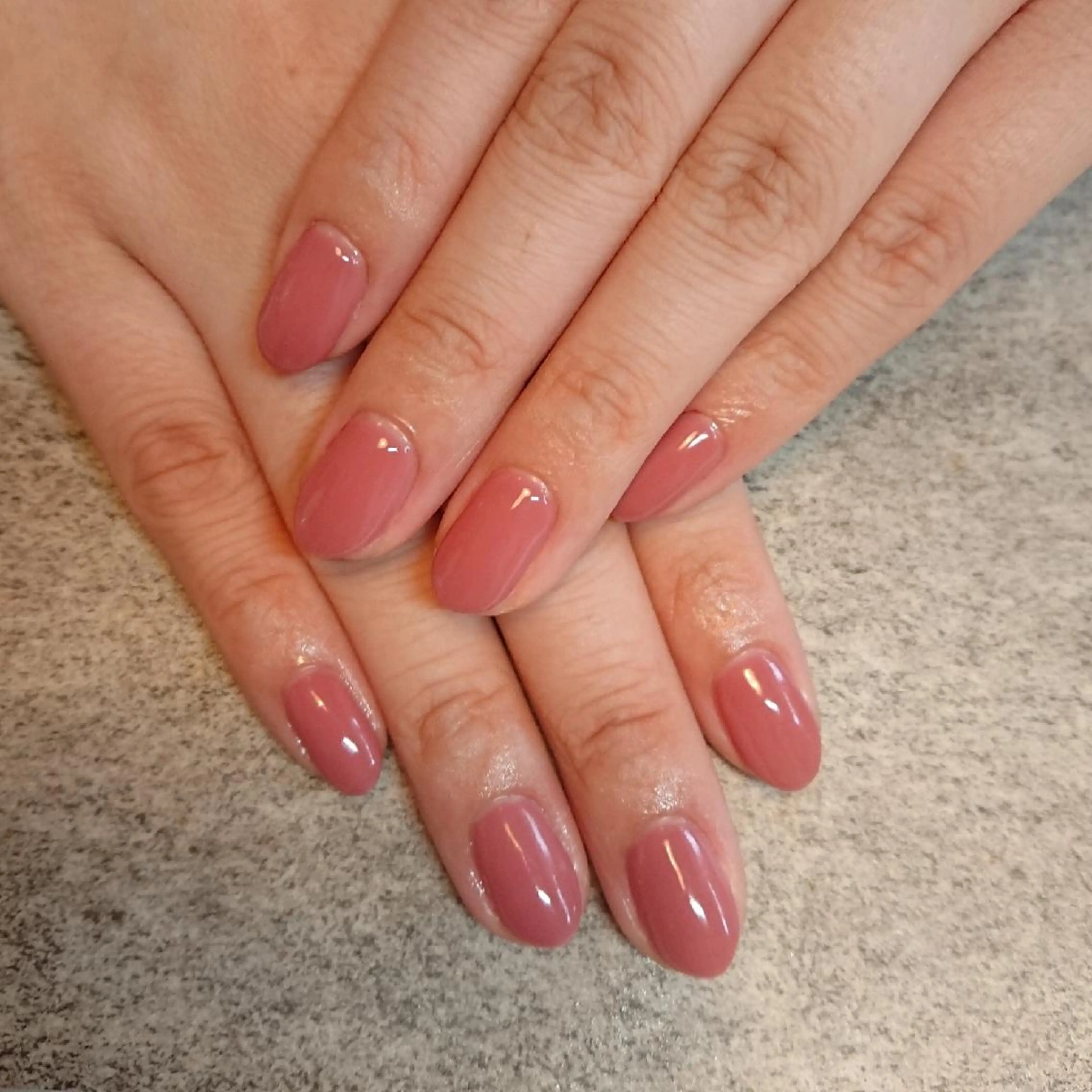 ネイル ワンカラーネイル ジェヌインネイル 河内のネイルデザイン