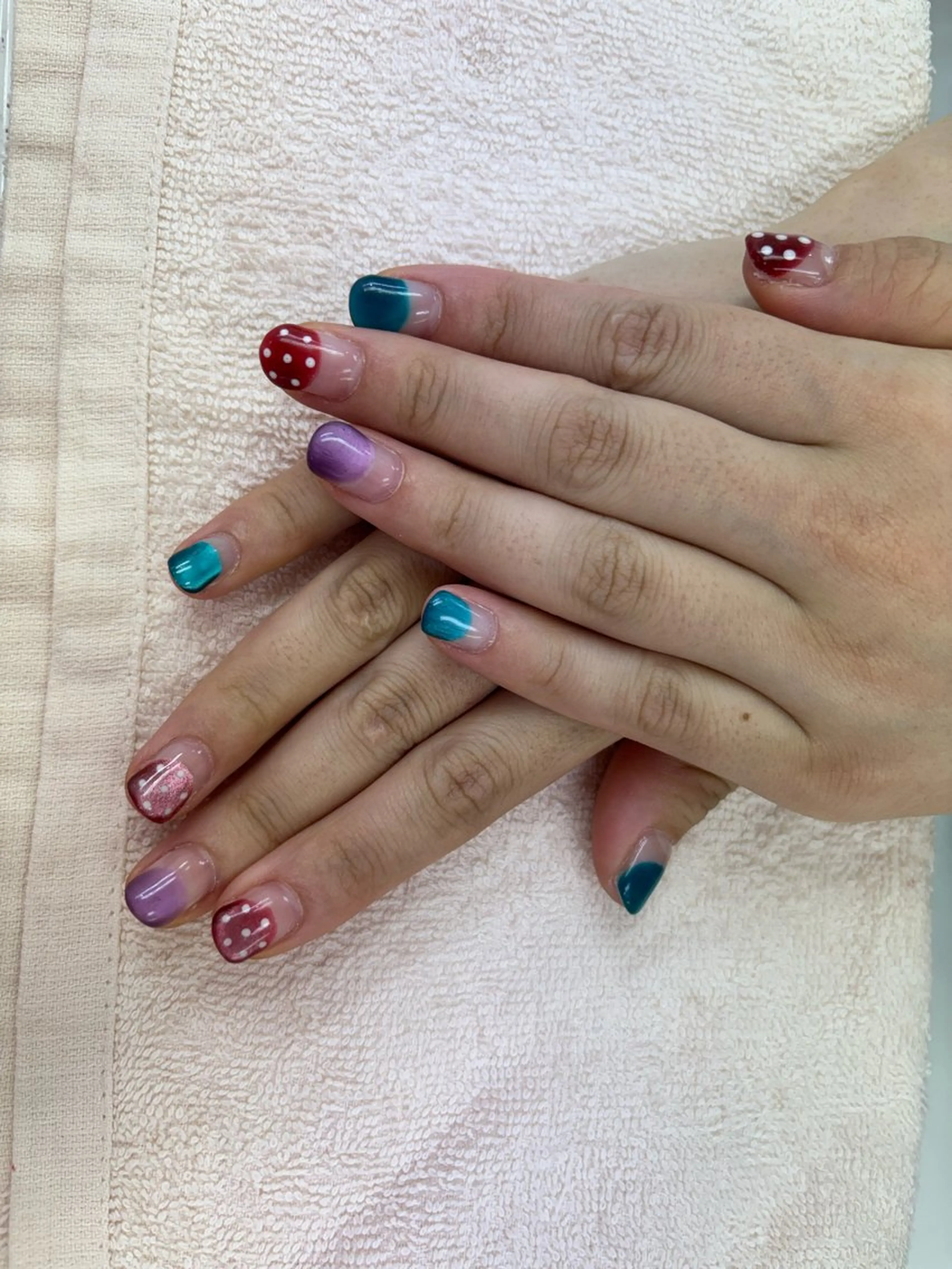 ネイル 春ネイル はあとねいる上石神井 シンプル/激安ネイルのネイルデザイン