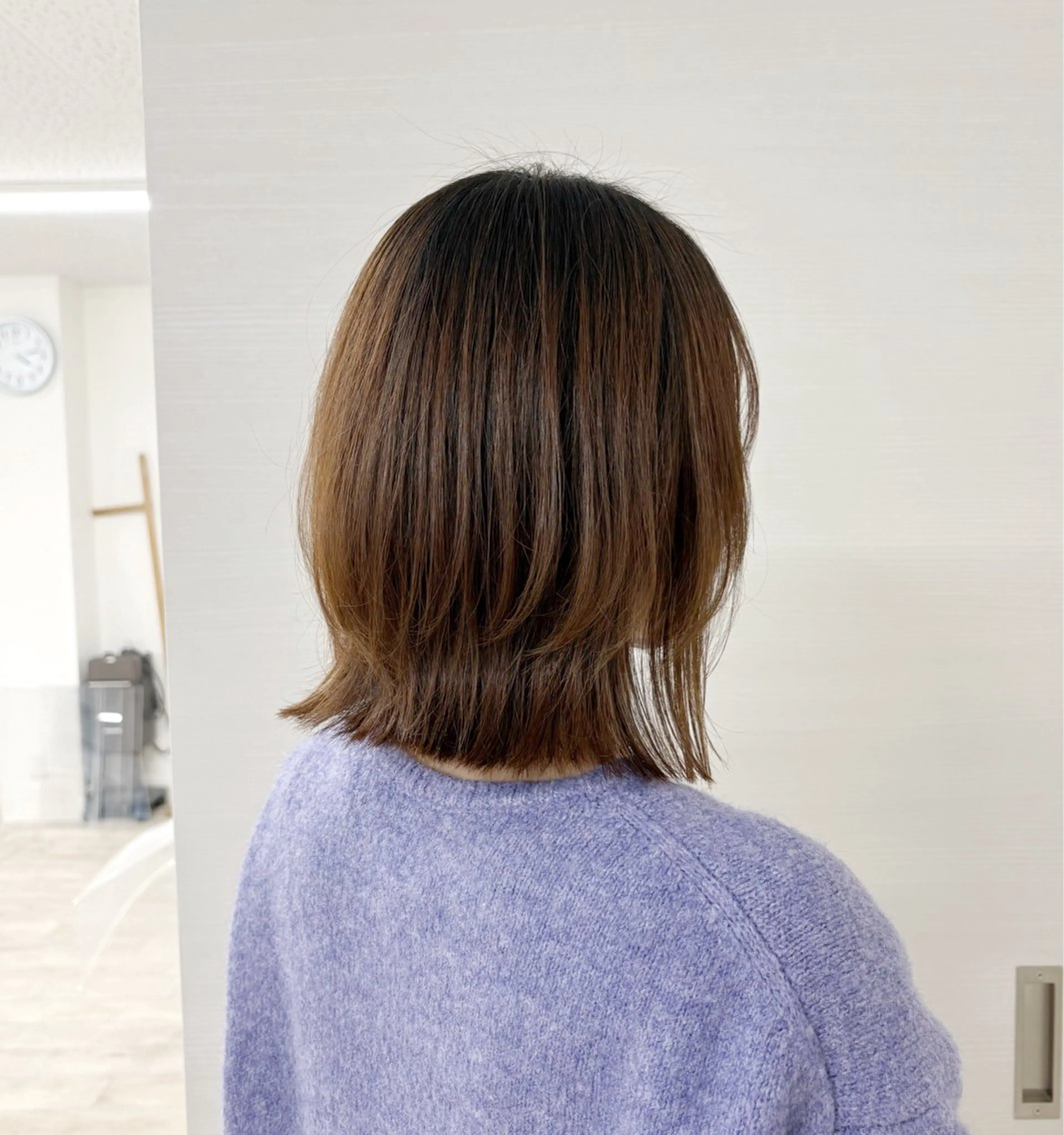 ミディアム 麥生田 秀太のヘアスタイル