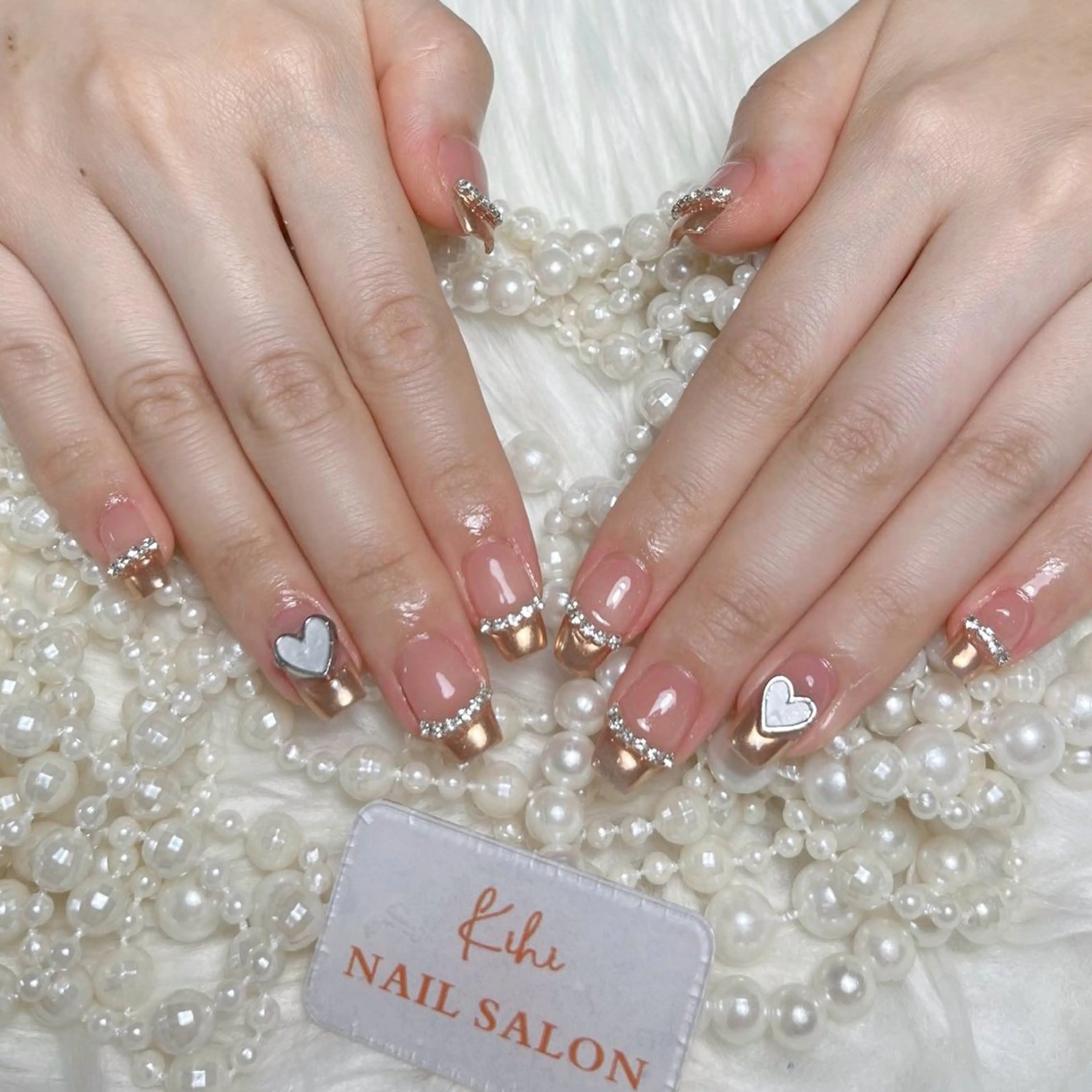 ネイル アートネイル フレンチネイル ジェルネイル グラデーション 韓国ネイル ハンドネイル ハンドケア さくら💮💮 【オフ無料】のネイルデザイン