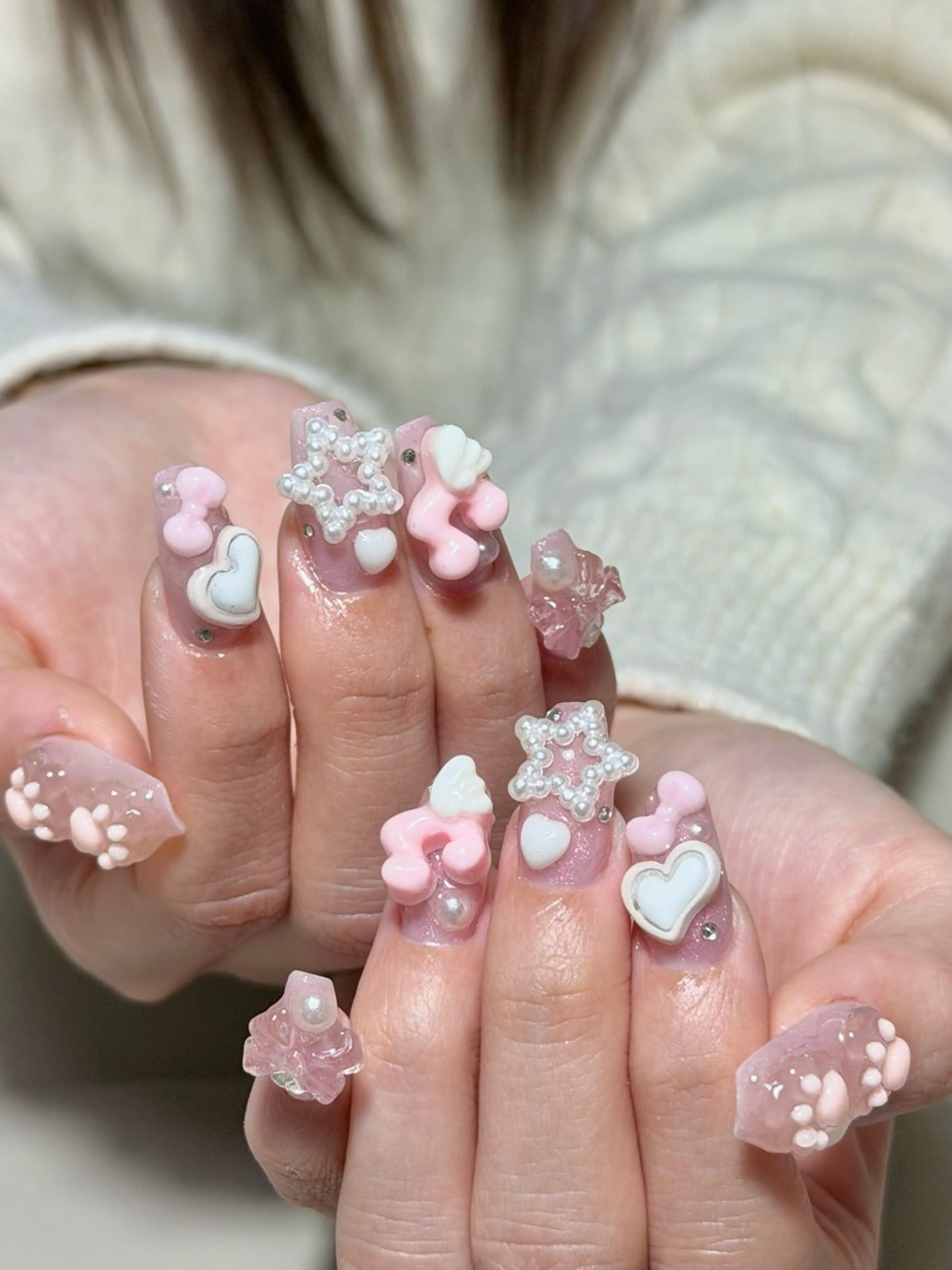 ネイル ハンドネイル ハンドケア 🍑 momo_nailのネイルデザイン