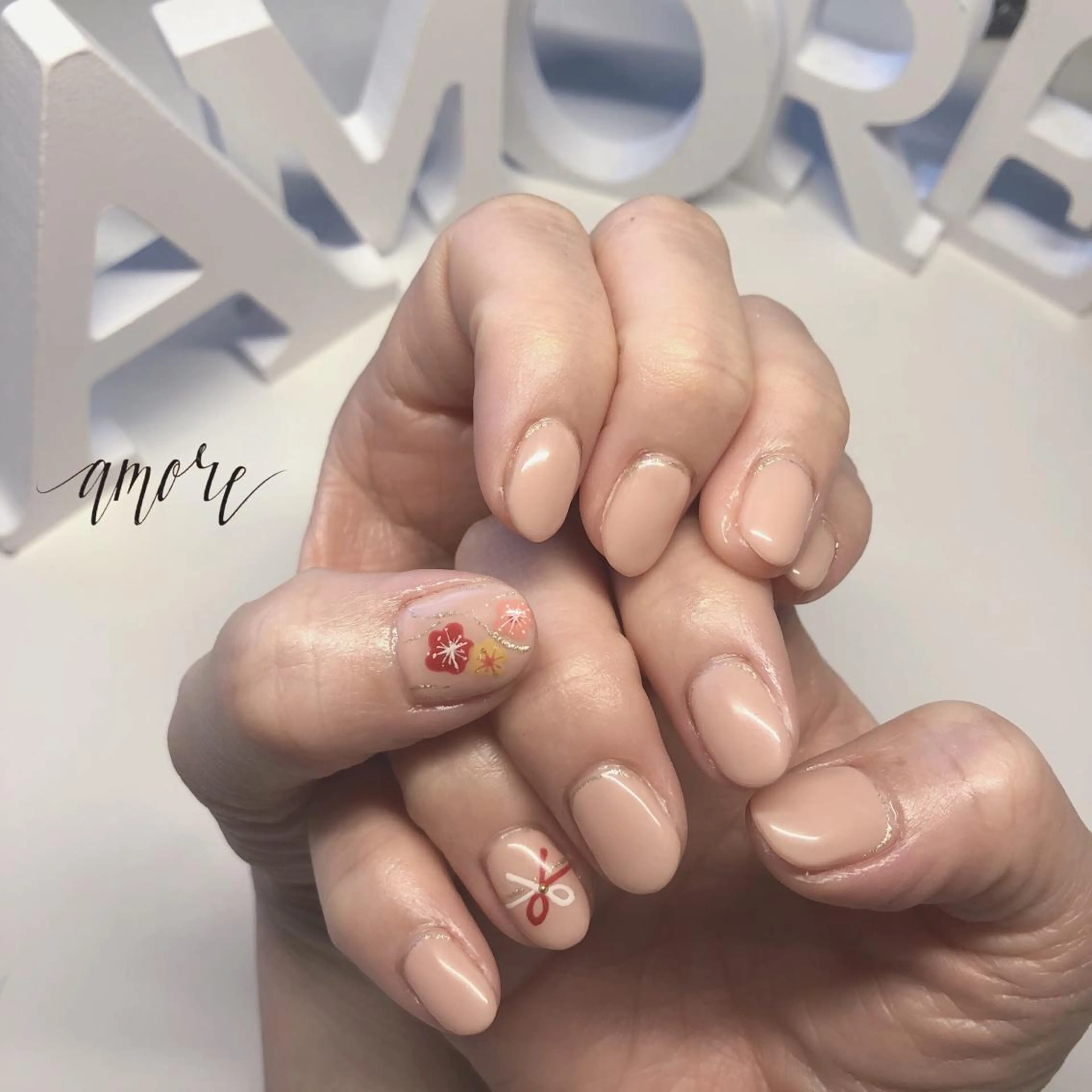 ネイル アートネイル ジェルネイル ラメ(グリッター) 冬ネイル You kyehwaのネイルデザイン