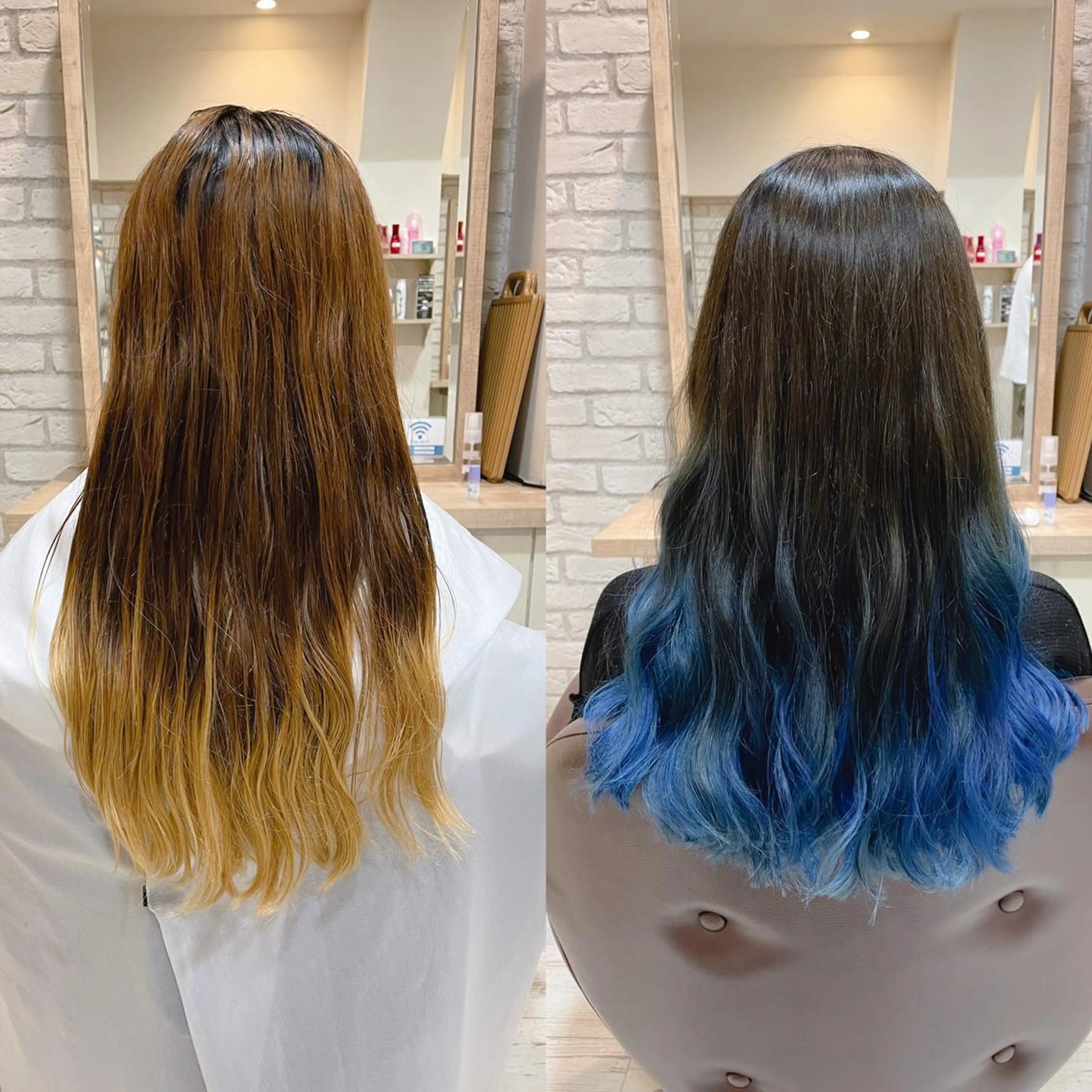 ロング カラー グラデーションカラー 清水 有実子のヘアスタイル