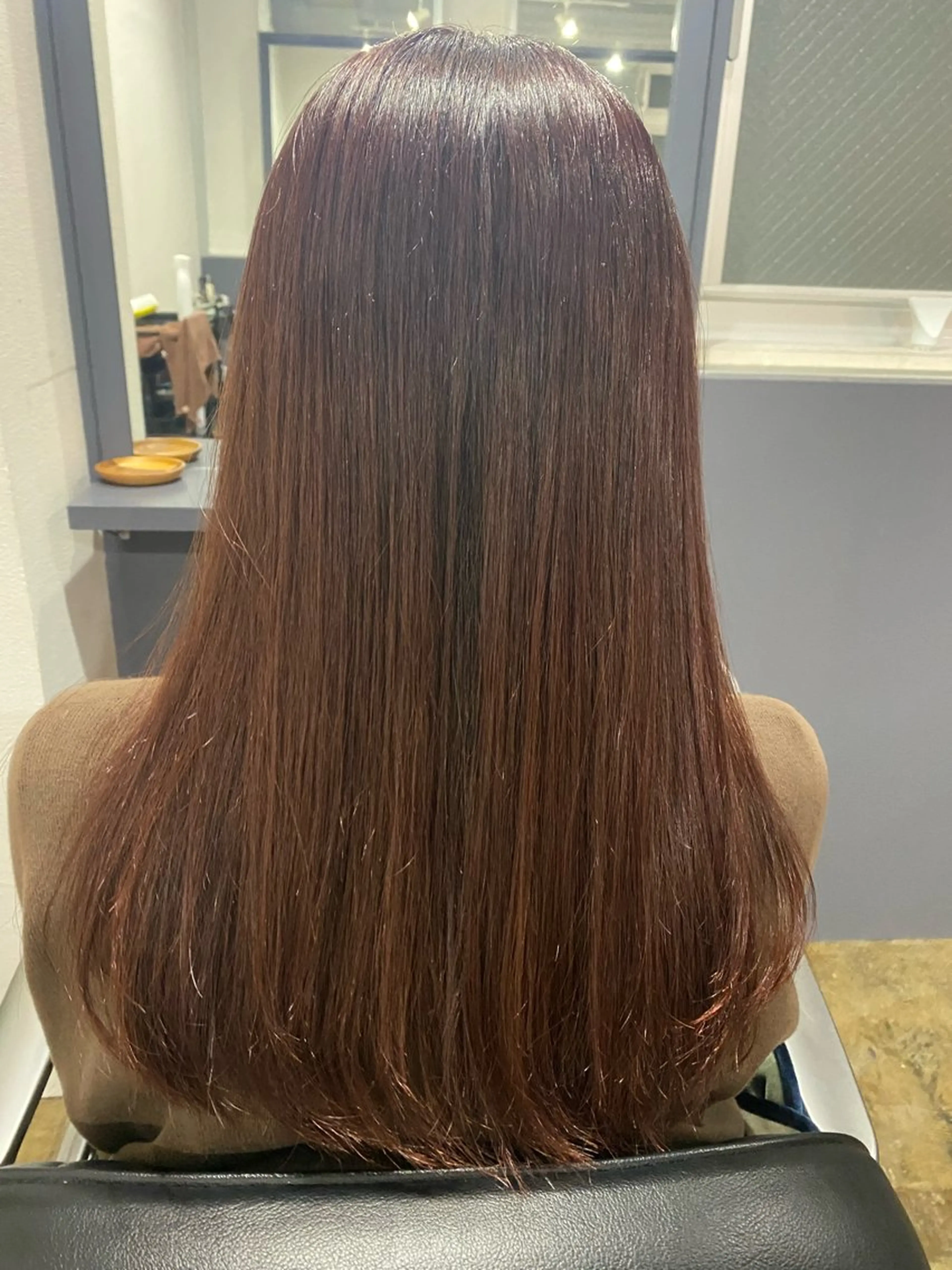 セミロング カット ヘアカラー トリートメント くせ毛多毛特化 高橋　淳のヘアスタイル