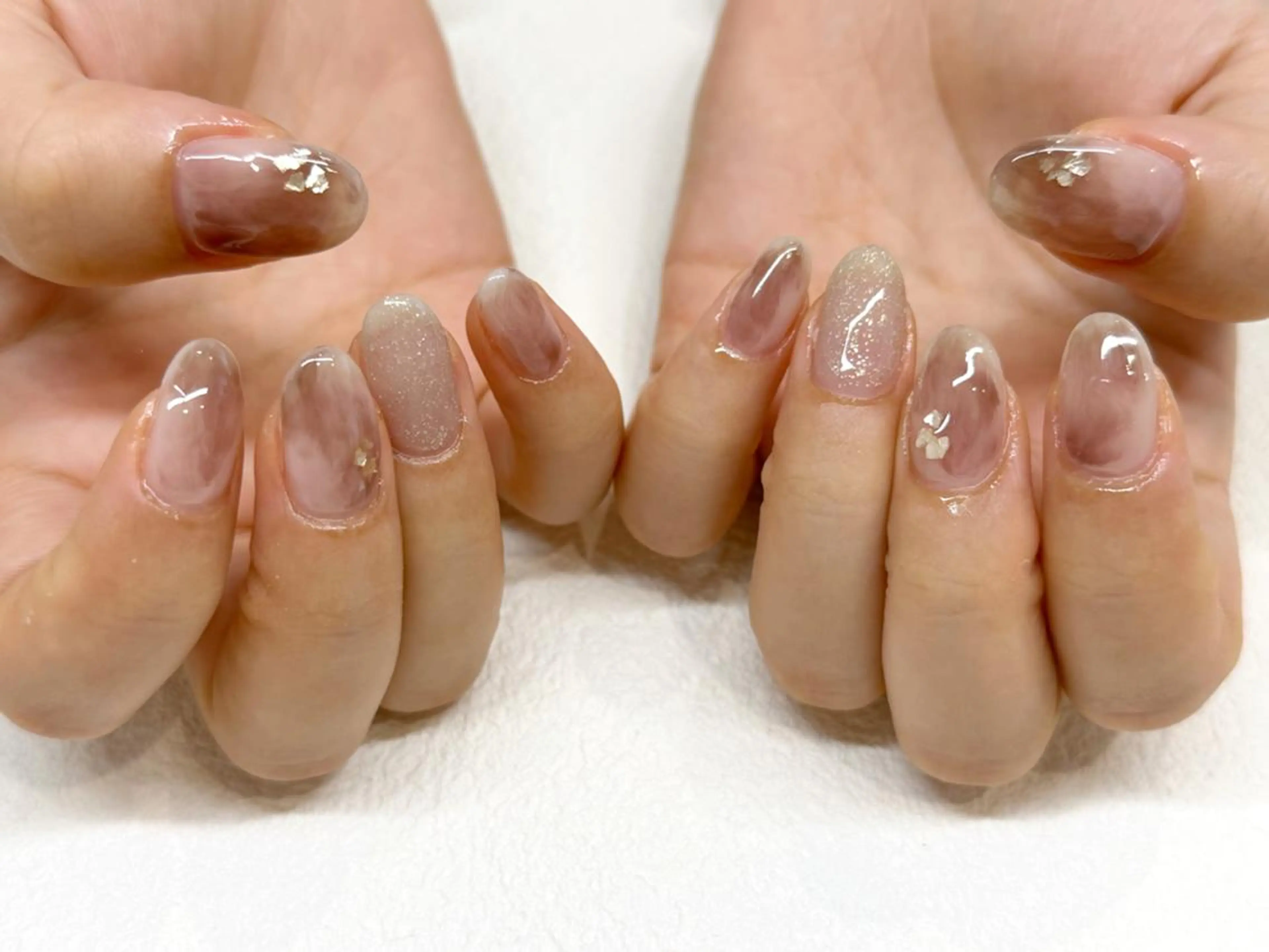 ネイル 透明感/y2k/ 美月⟡.· sofaのネイルデザイン