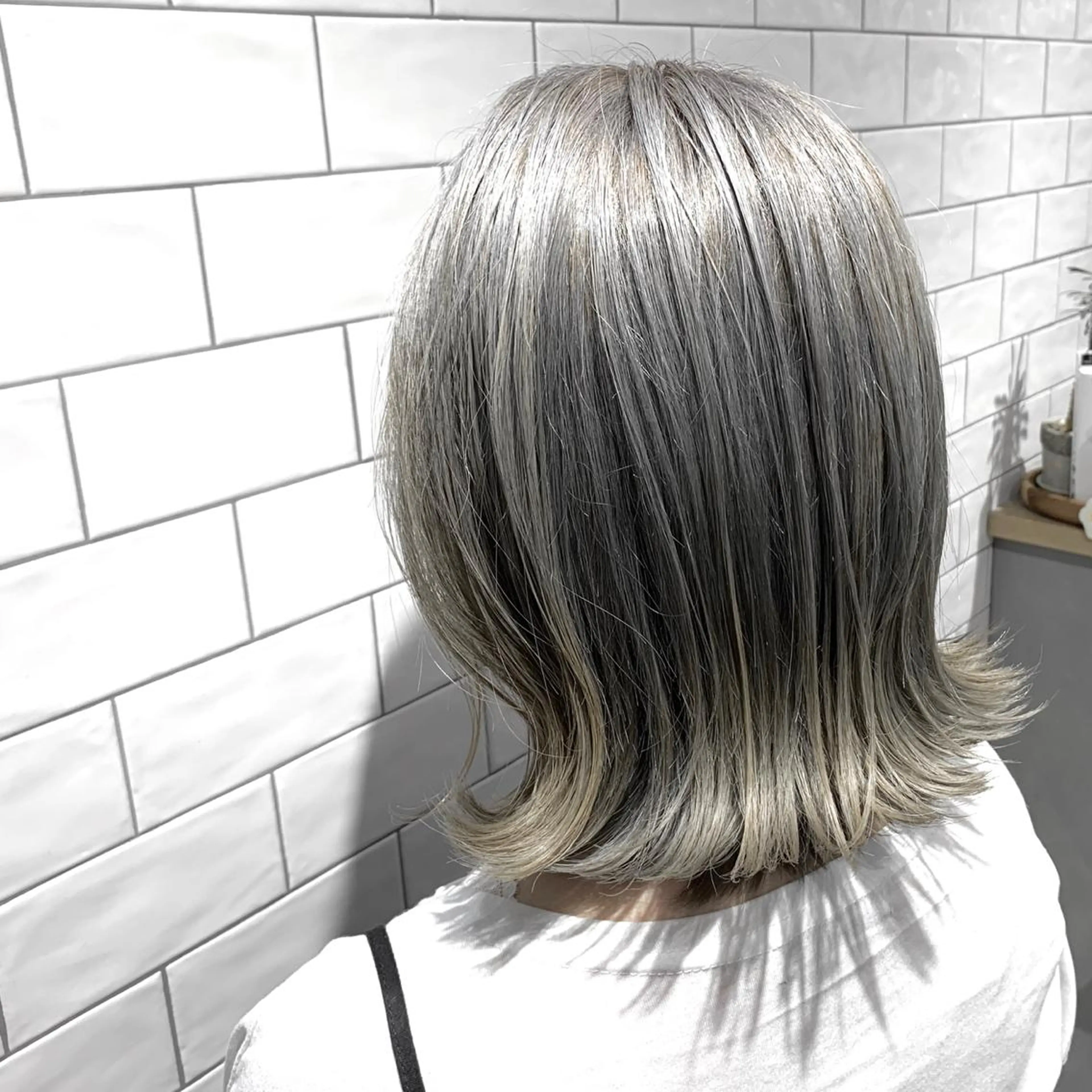 ミディアム カラー ヘアカラー 原山 直人のヘアスタイル