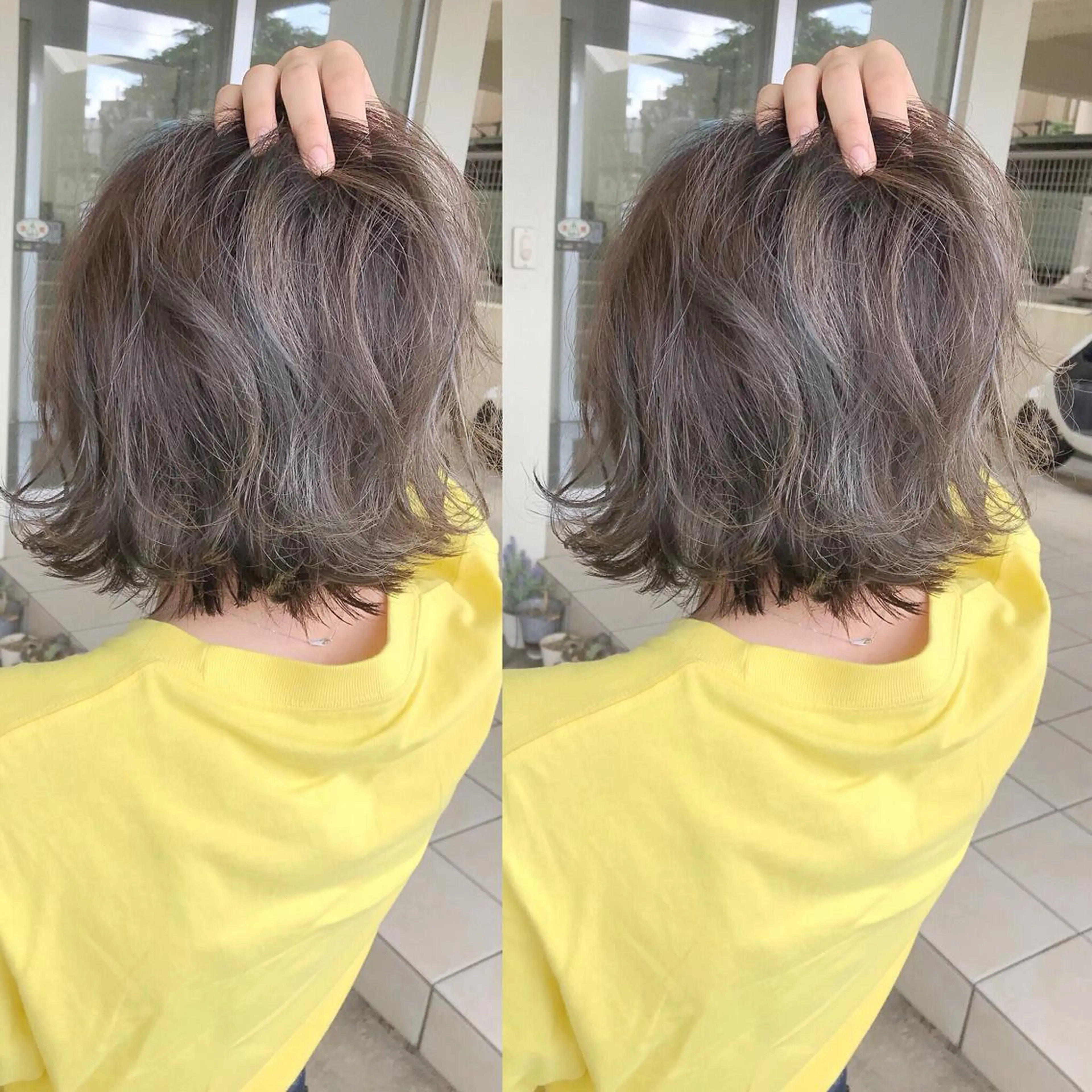 ショート カラー イルミナカラー grand juteのヘアスタイル