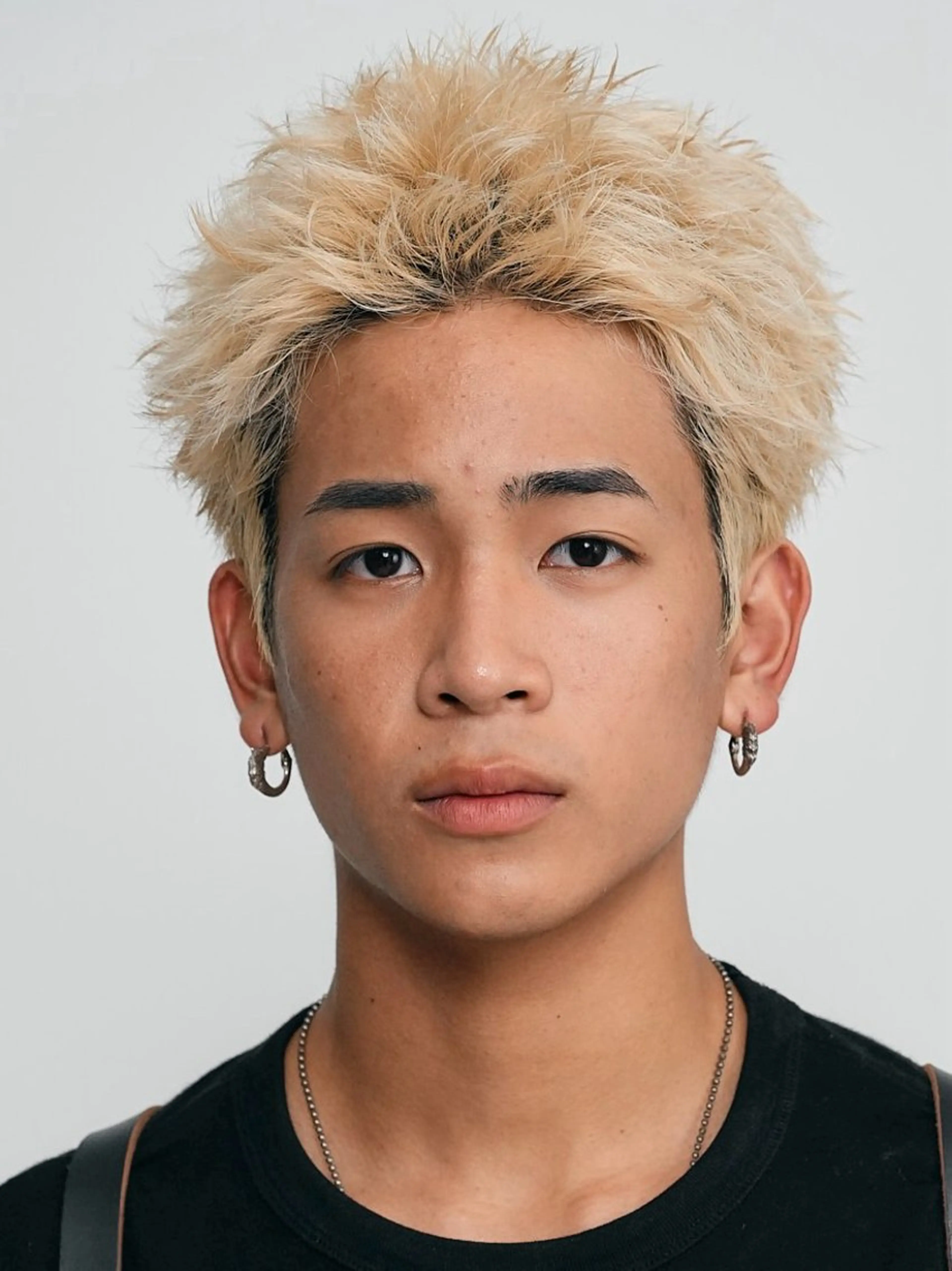 パーマ メンズ 原宿波巻きスパイラル パーマTOSHIのヘアスタイル