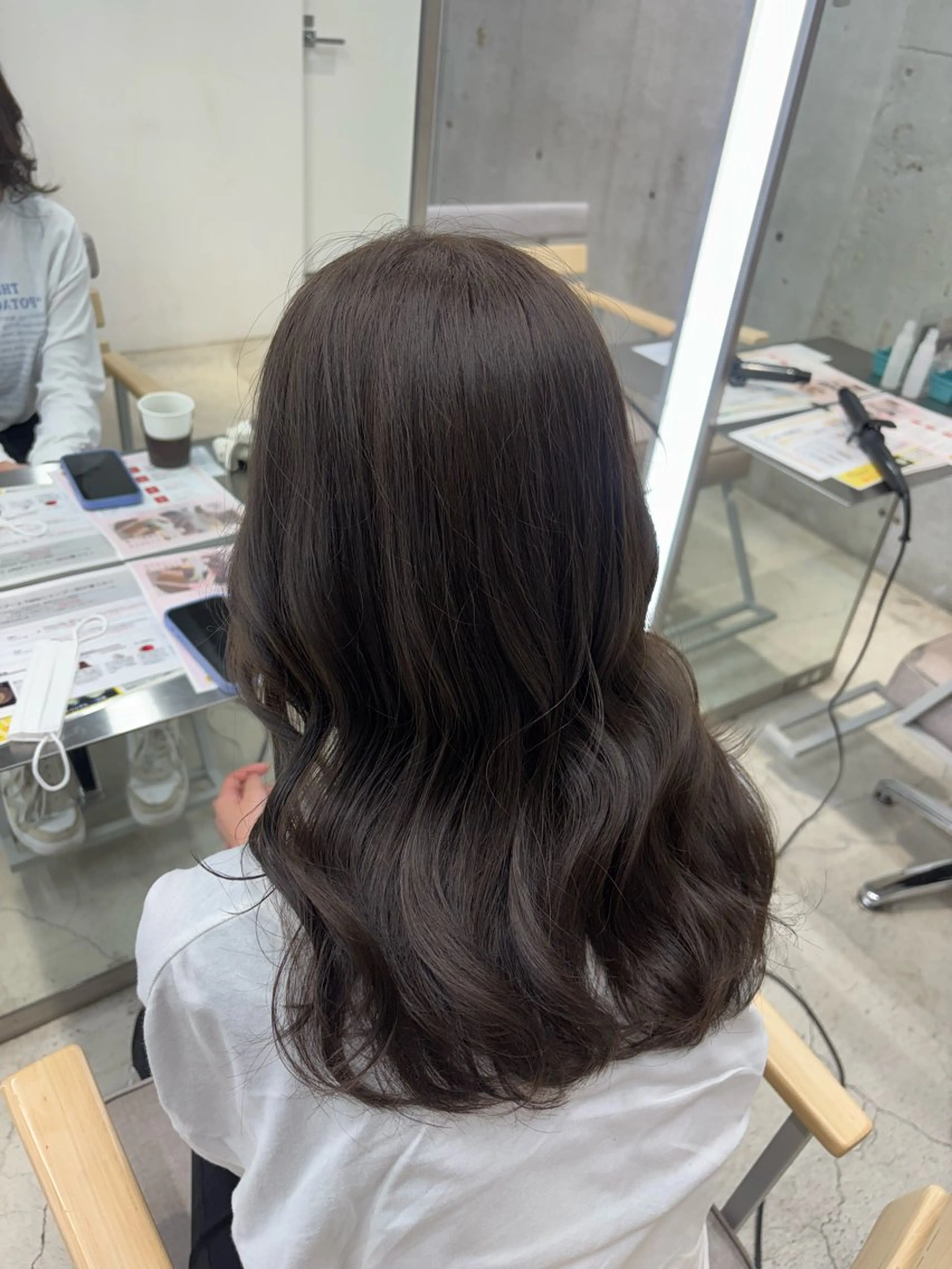 【髪にまとまりや潤いがほしい方◎】🫧透明感カラー🫧ワンカラー +(4step)コアミートリートメント✨の写真