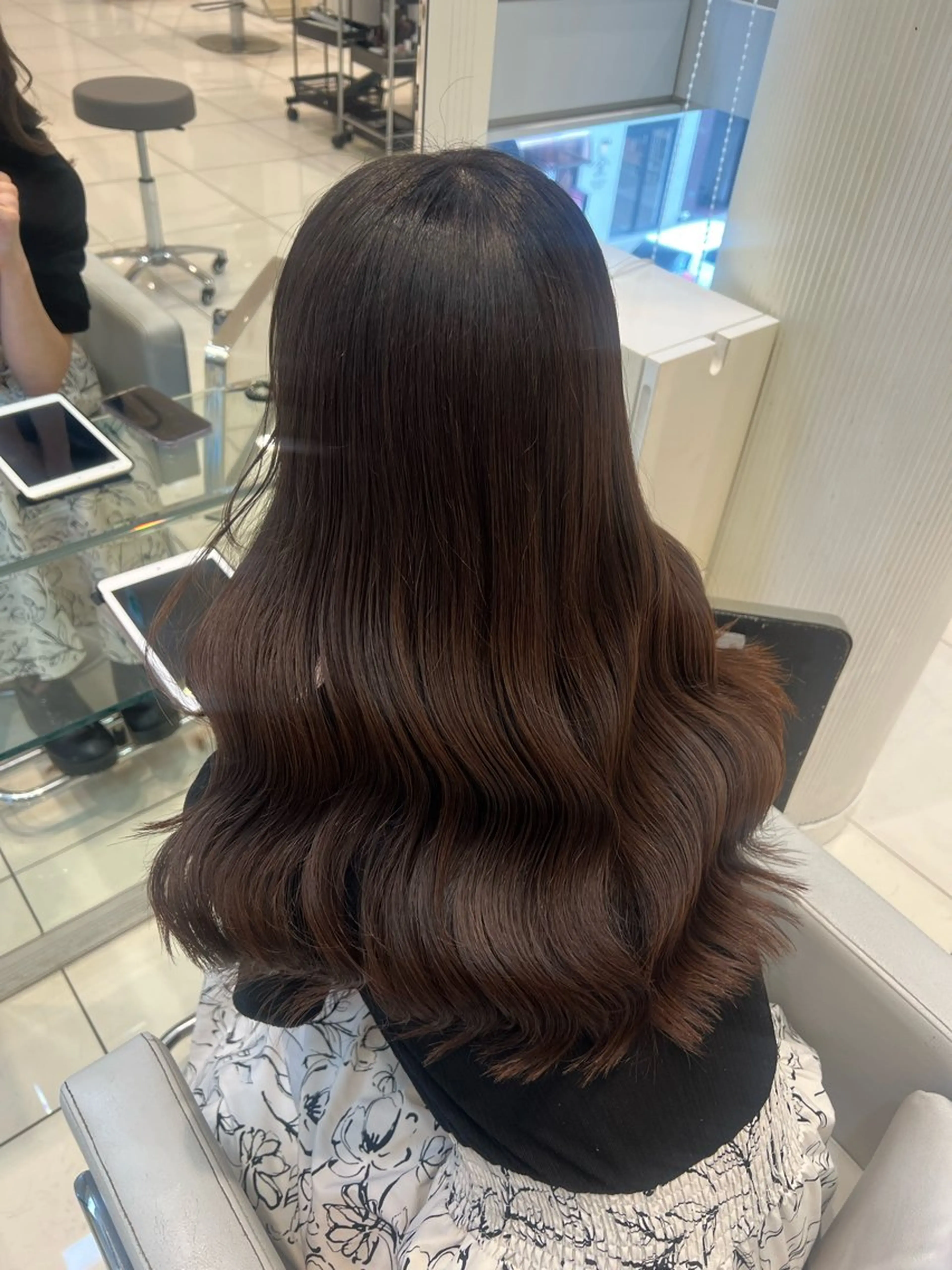 ロング 銀座/カラー 🎀momo🎀のヘアスタイル