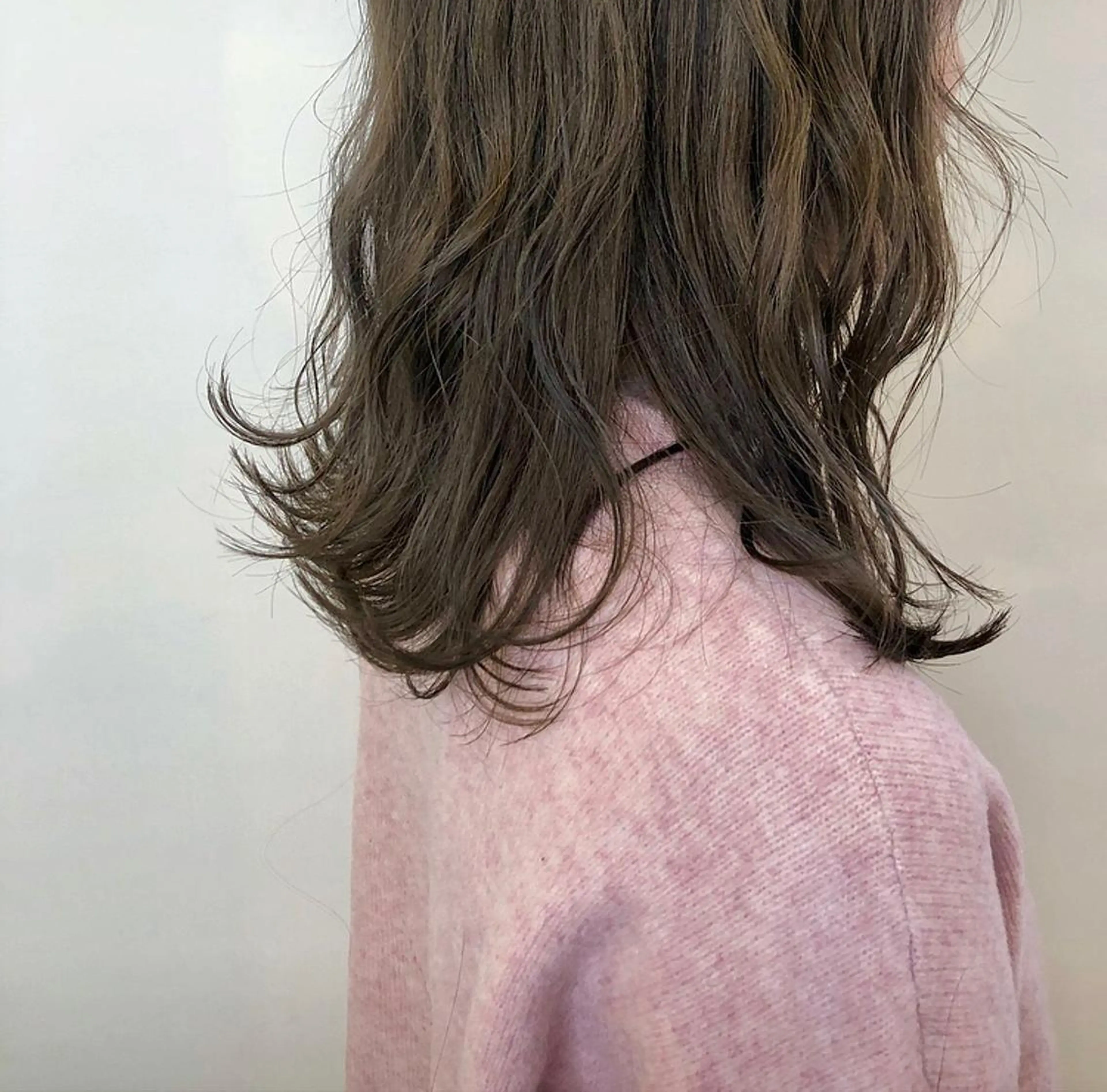 セミロング カラー ブリーチ グレージュ ラベンダーカラー ラベンダーグレージュ ラベンダーグレー ボブ/ミディアム RIONAのヘアスタイル