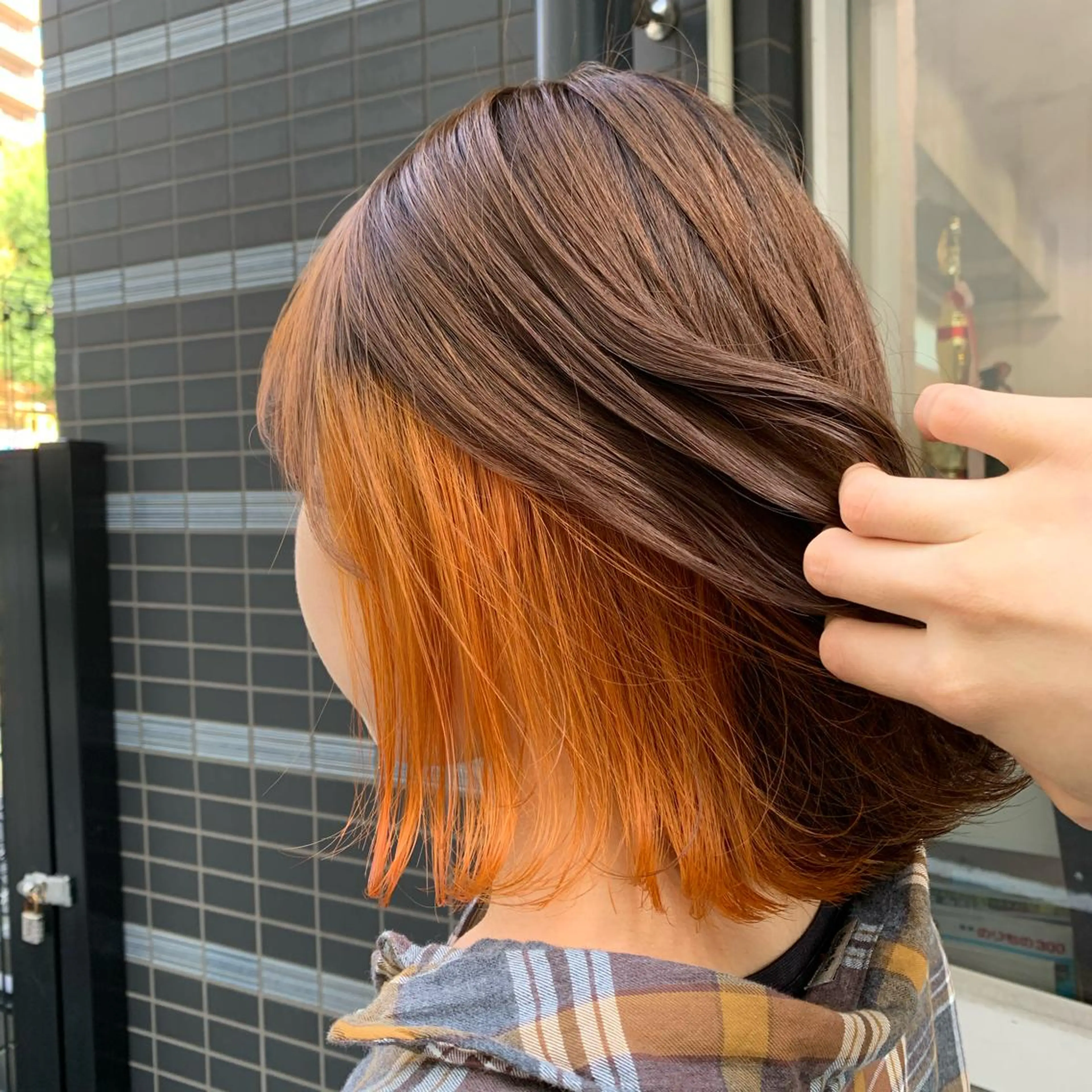 ミディアム カラー 菅沢 奈生のヘアスタイル