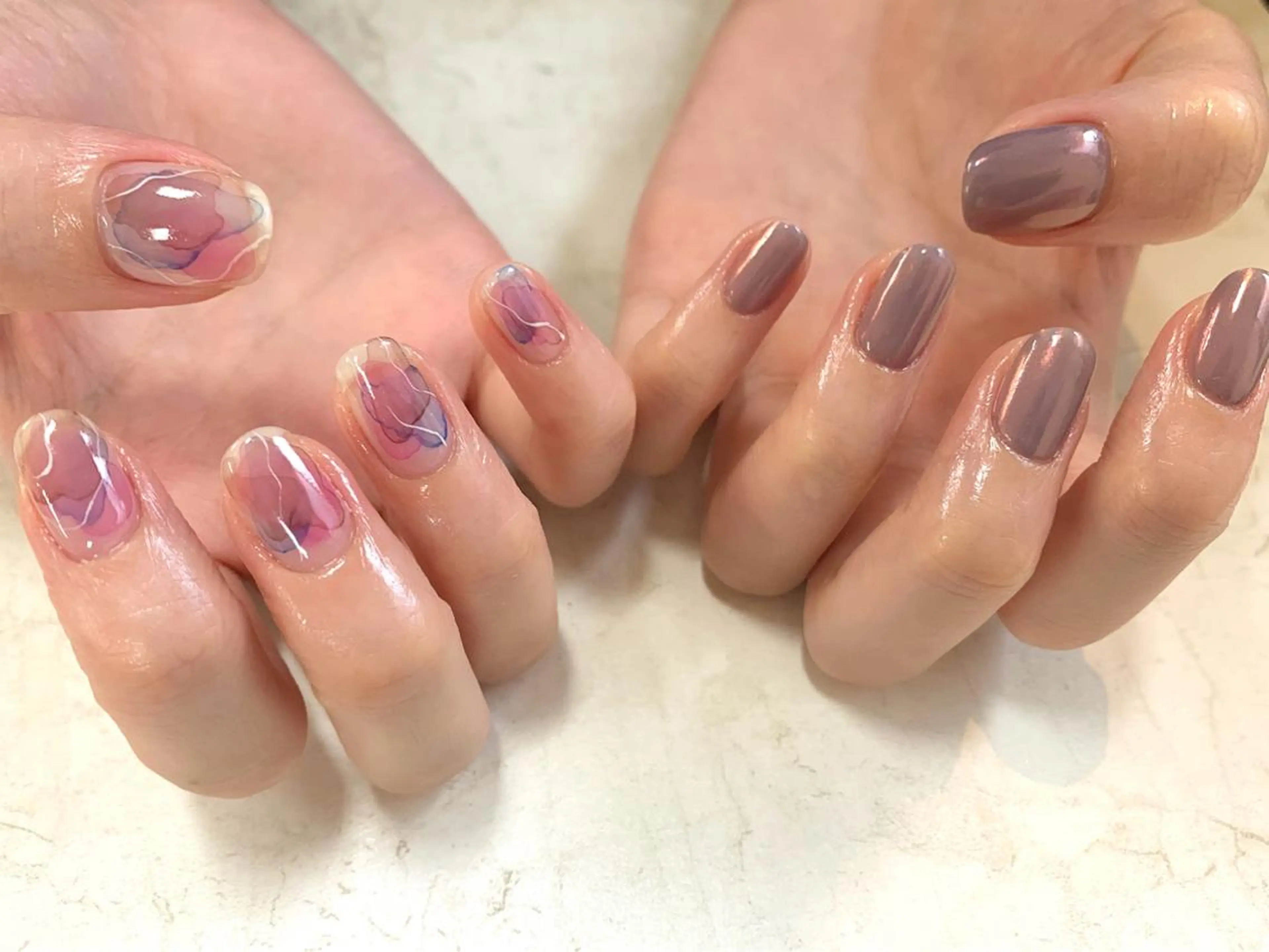 ショート ネイル ky__.nail所属・k. yukinoのネイルデザイン