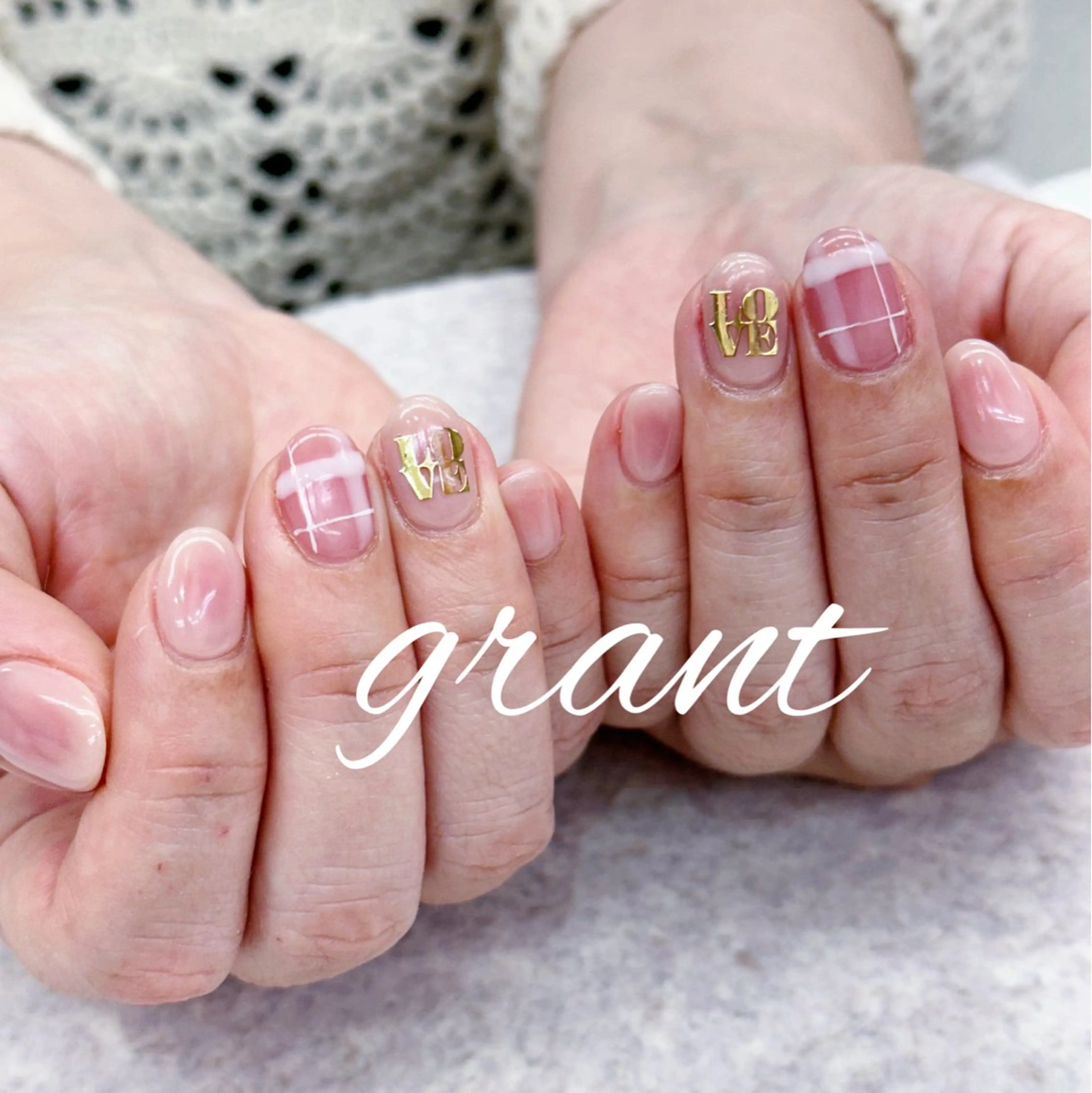 ネイル オフィスネイル シンプルネイル ハンドネイル nailsalon grantのネイルデザイン