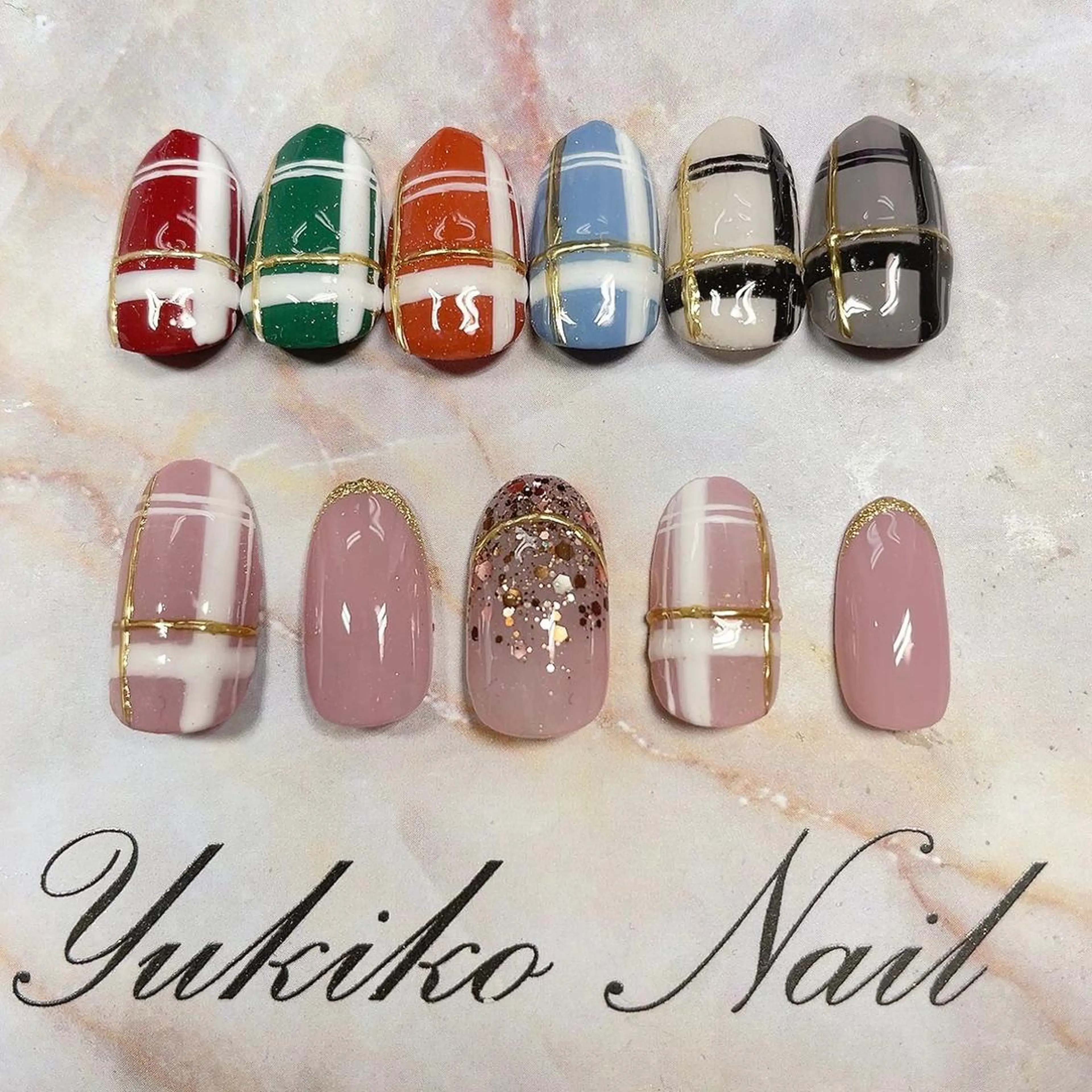 ネイル 冬ネイル クリスマス ユキコ ネイルのネイルデザイン