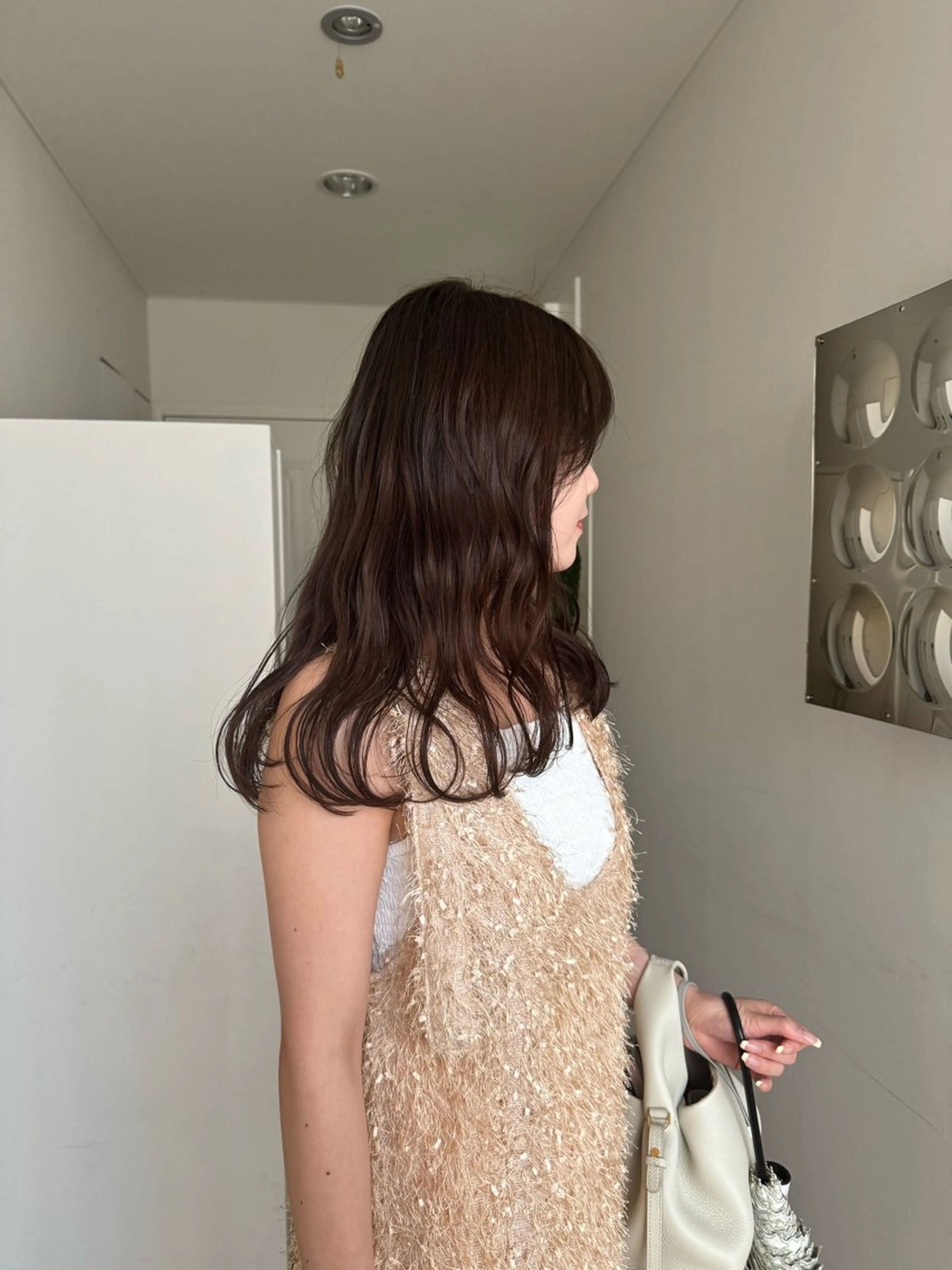 ロング カラー ブラウンカラー 梅田美容室/レイヤー カット/ナナミ🎞のヘアスタイル