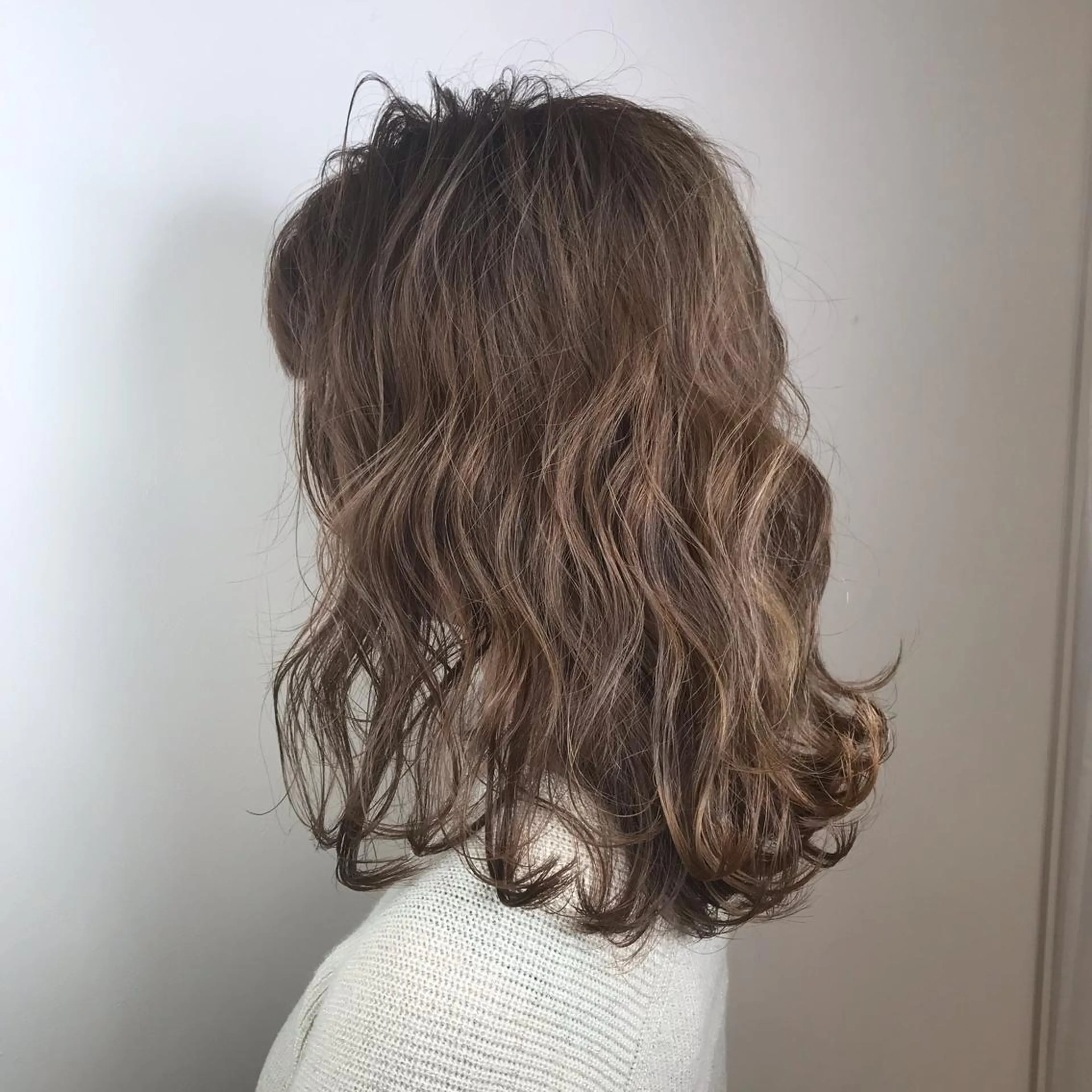 セミロング カラー Lien 深井店のヘアスタイル