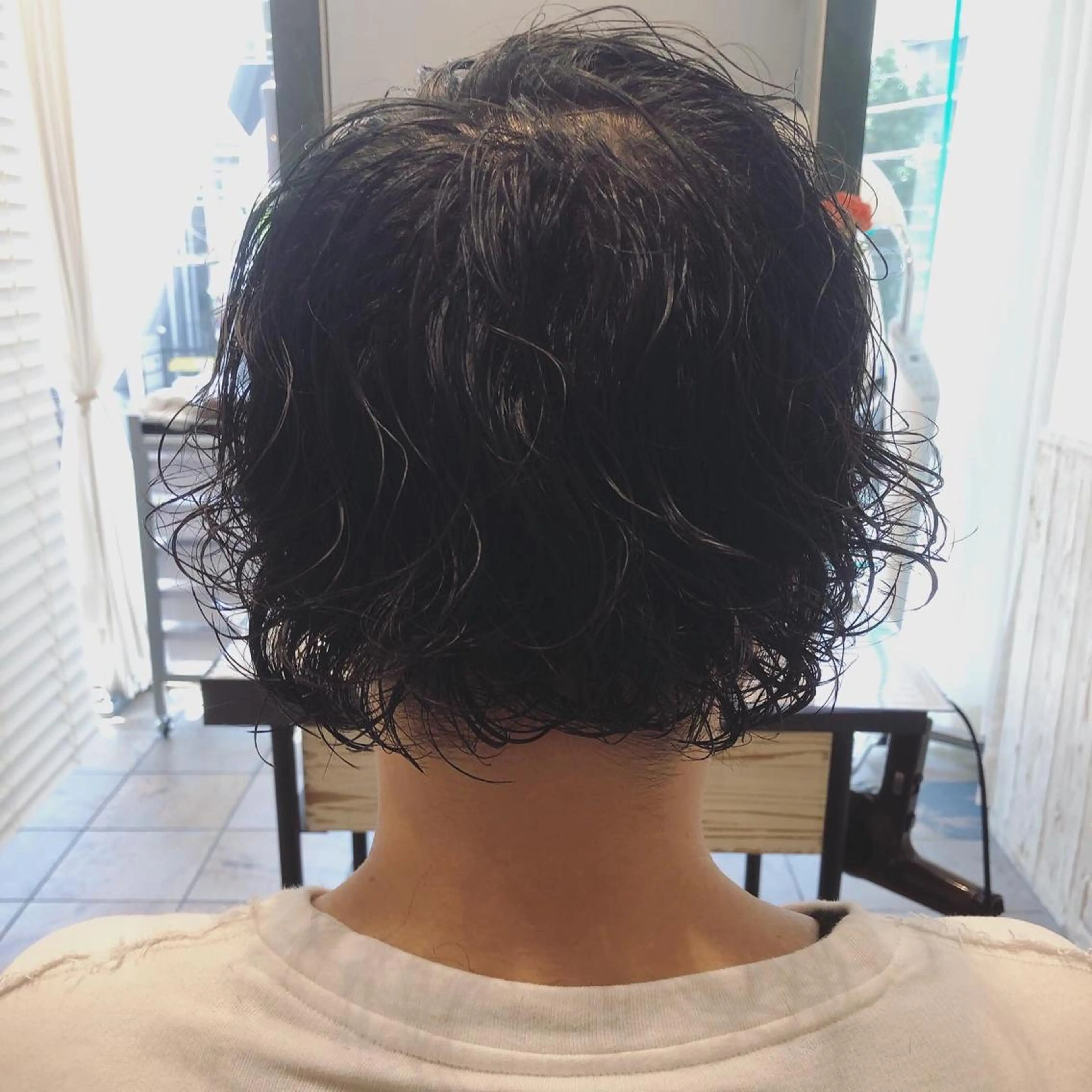 ショート カラー パーマ メンズ メンズサロン💈 吉岡陽【中野】のヘアスタイル