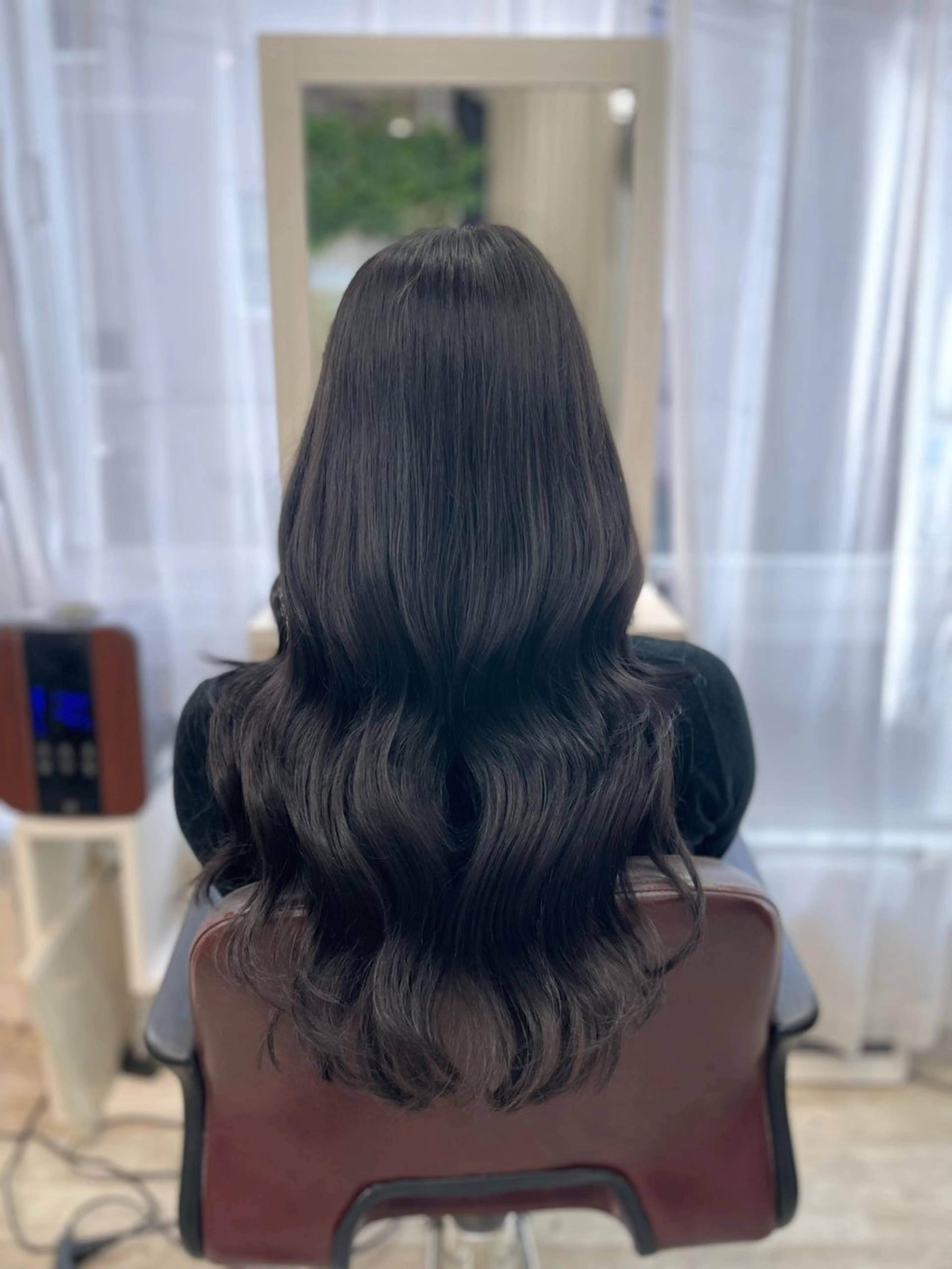 ロング カラー ヘアアレンジ カット ヘアカラー エクステ ヘアセット 韓国ヘア🤍髪質改善 🇰🇷AKANEのヘアスタイル