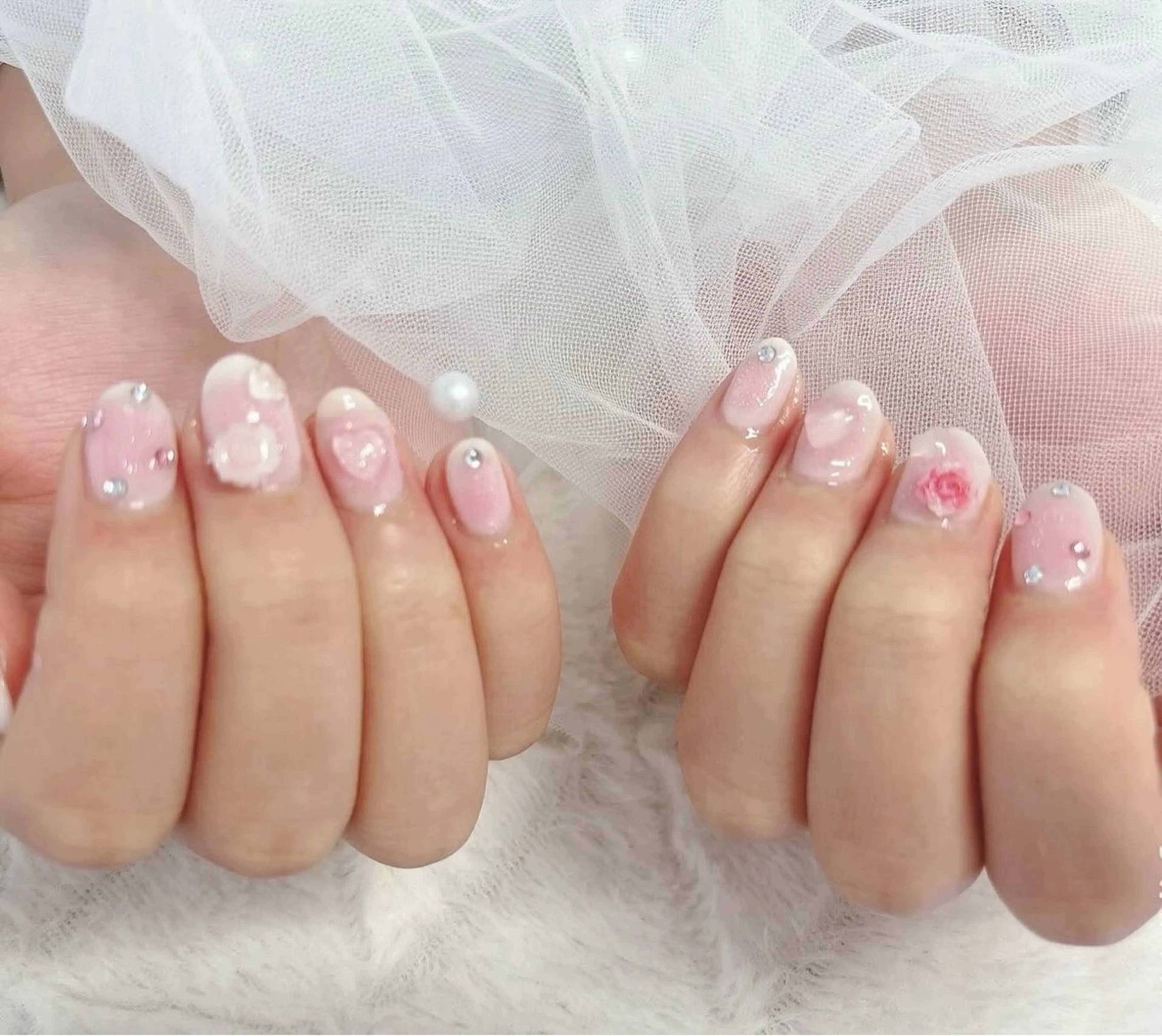 ネイル チークネイル nail salon はるりのネイルデザイン