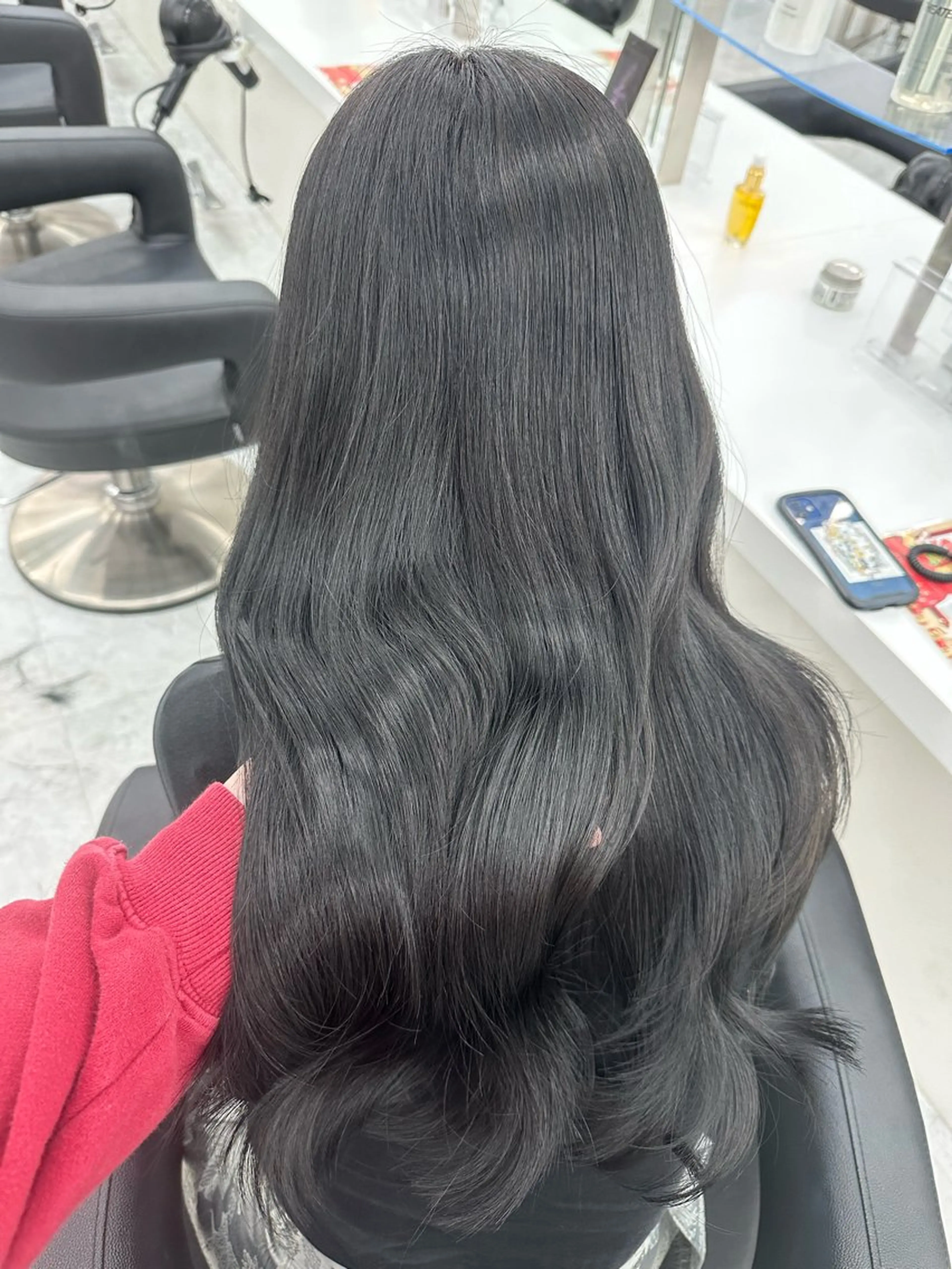 ロング ヘアカラー トリートメント ヘッドスパ ヘアセット rio🧚🏻‍♀️ 暖色/グレージュのヘアスタイル