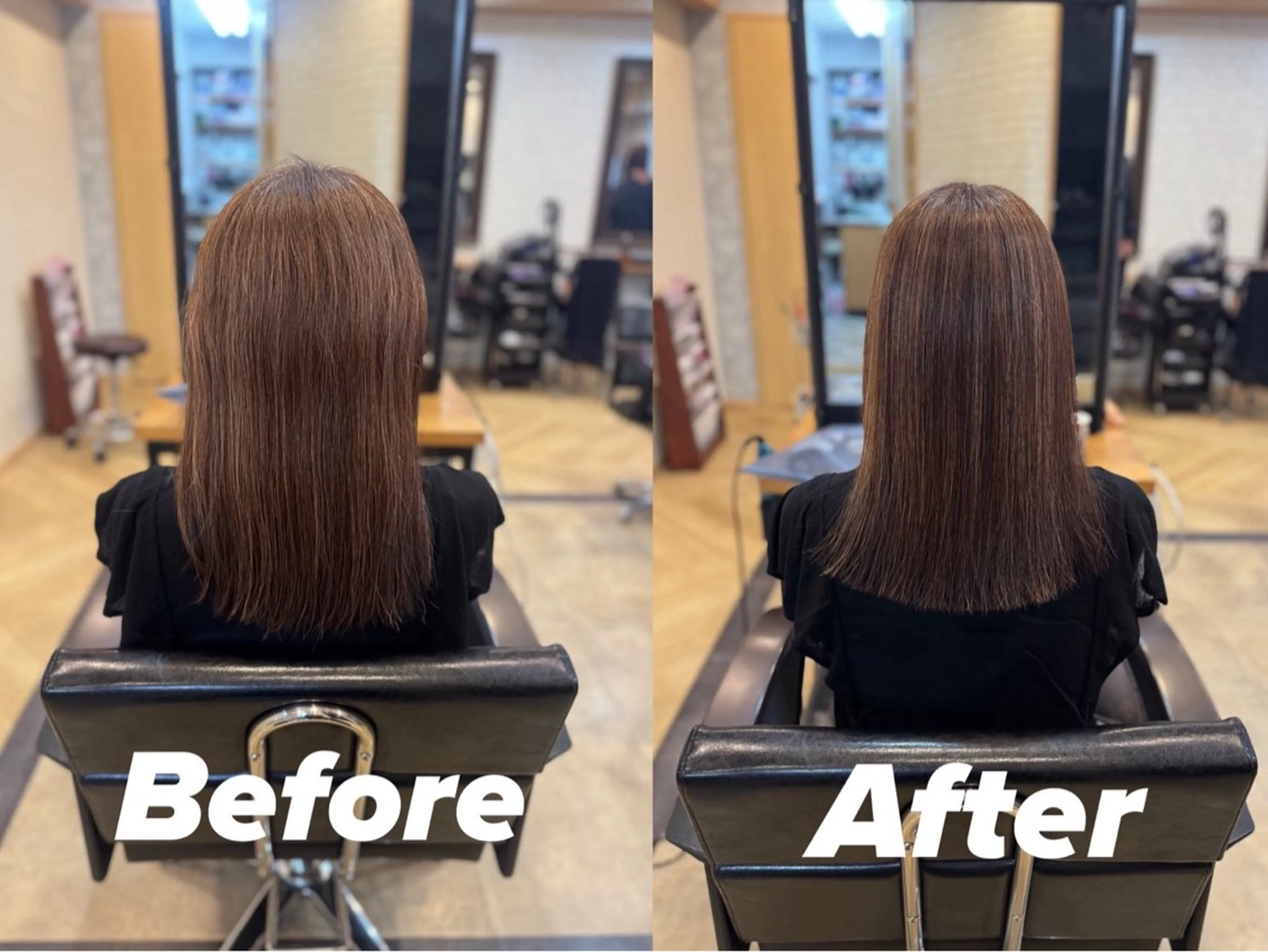 セミロング 髪質改善 縮毛矯正 縮毛矯正 《髪質改善矯正特化》 sakiのヘアスタイル