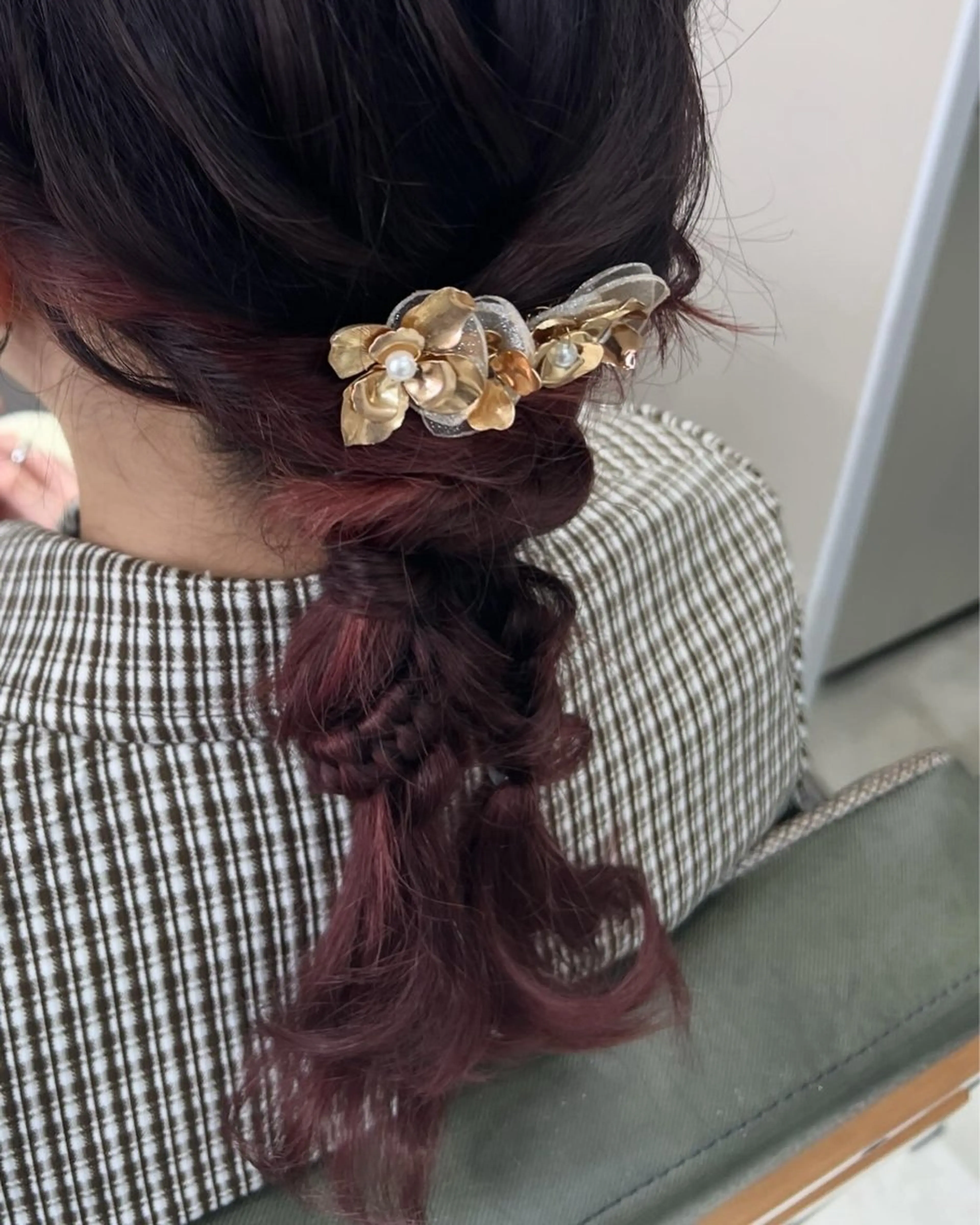 セミロング ヘアアレンジ 山室 敬義のヘアスタイル