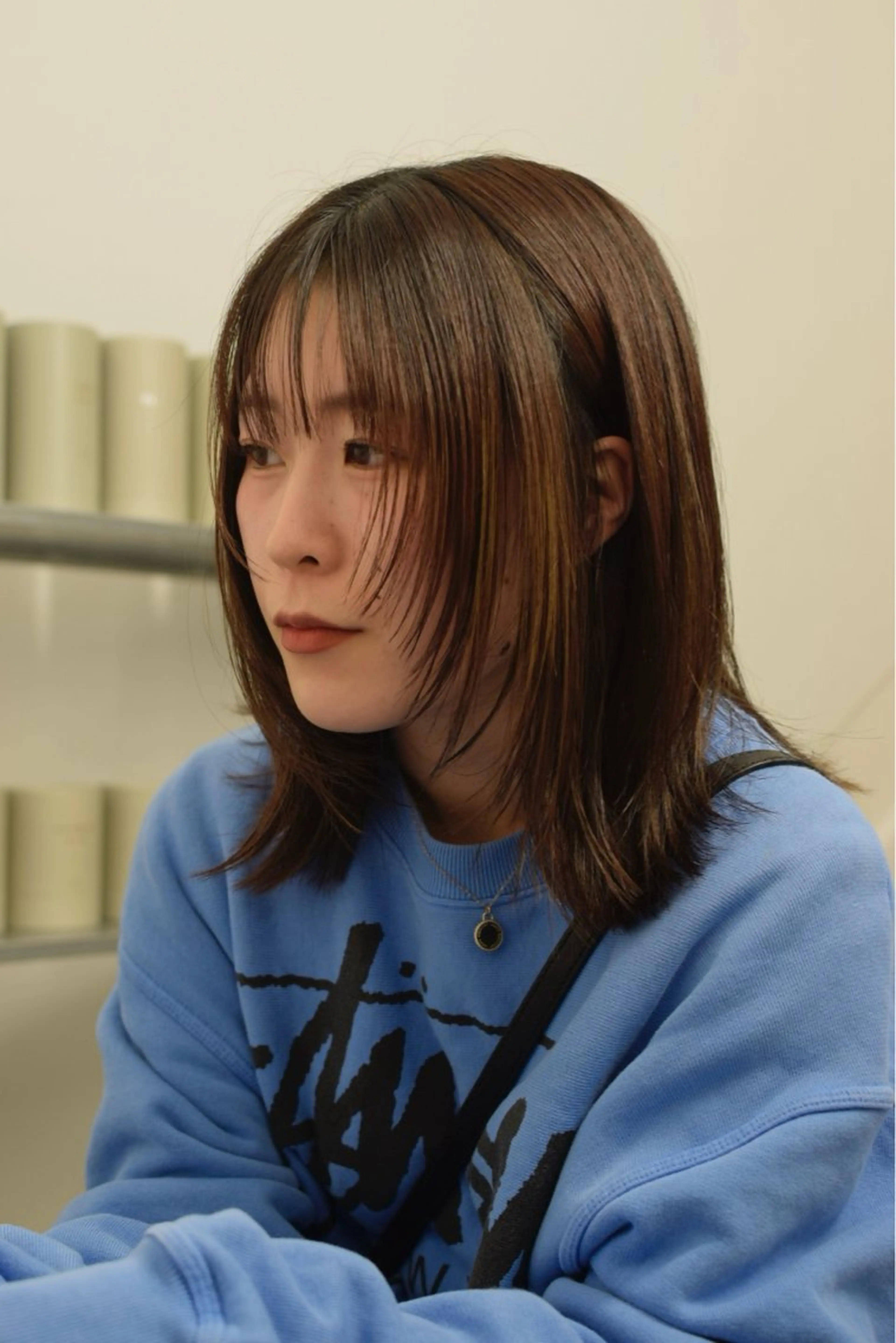 ミディアム Shiro RENのヘアスタイル