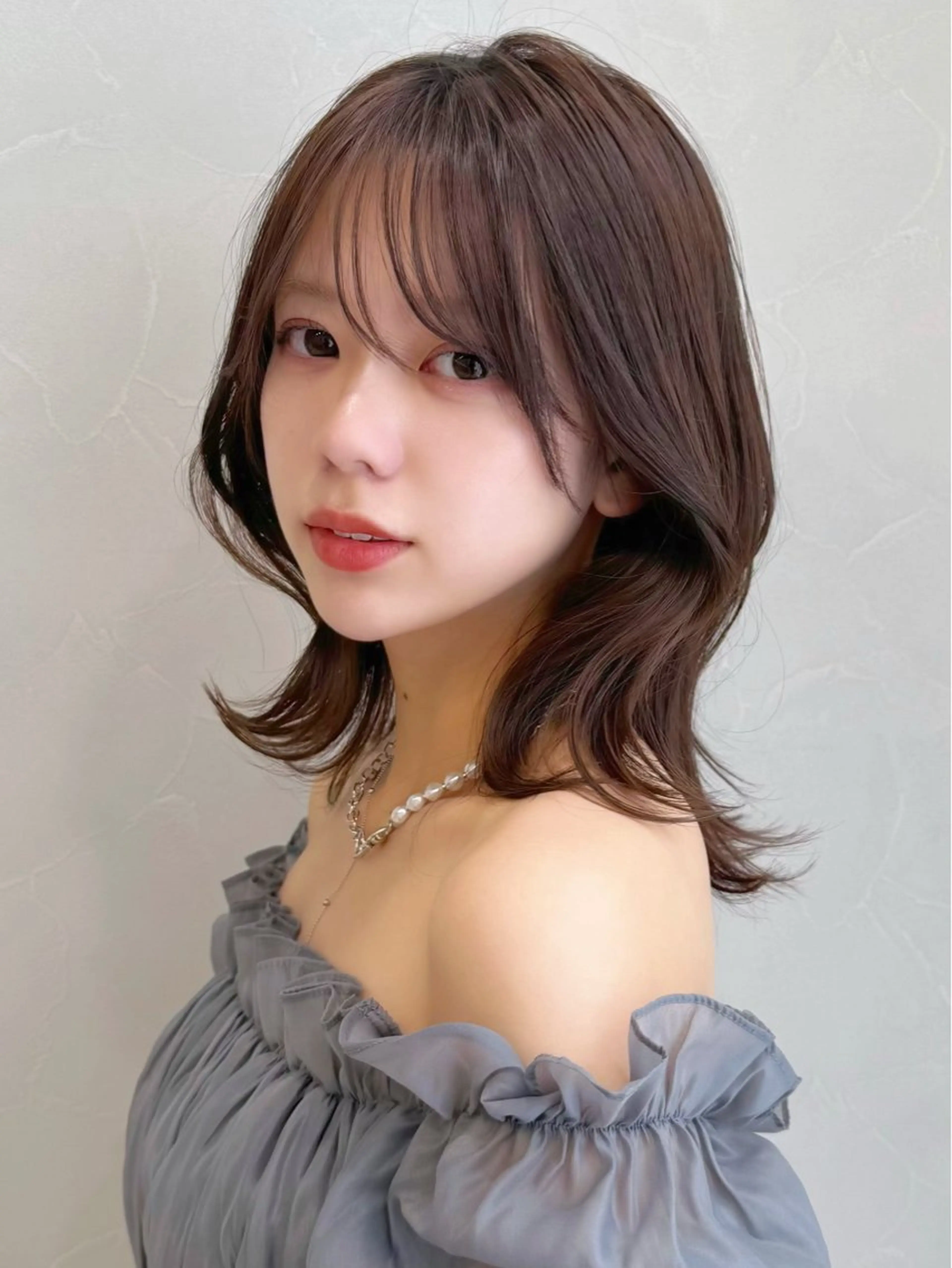 ミディアム 🇰🇷韓国ボブ/ 縮毛矯正🇰🇷愛誠のヘアスタイル