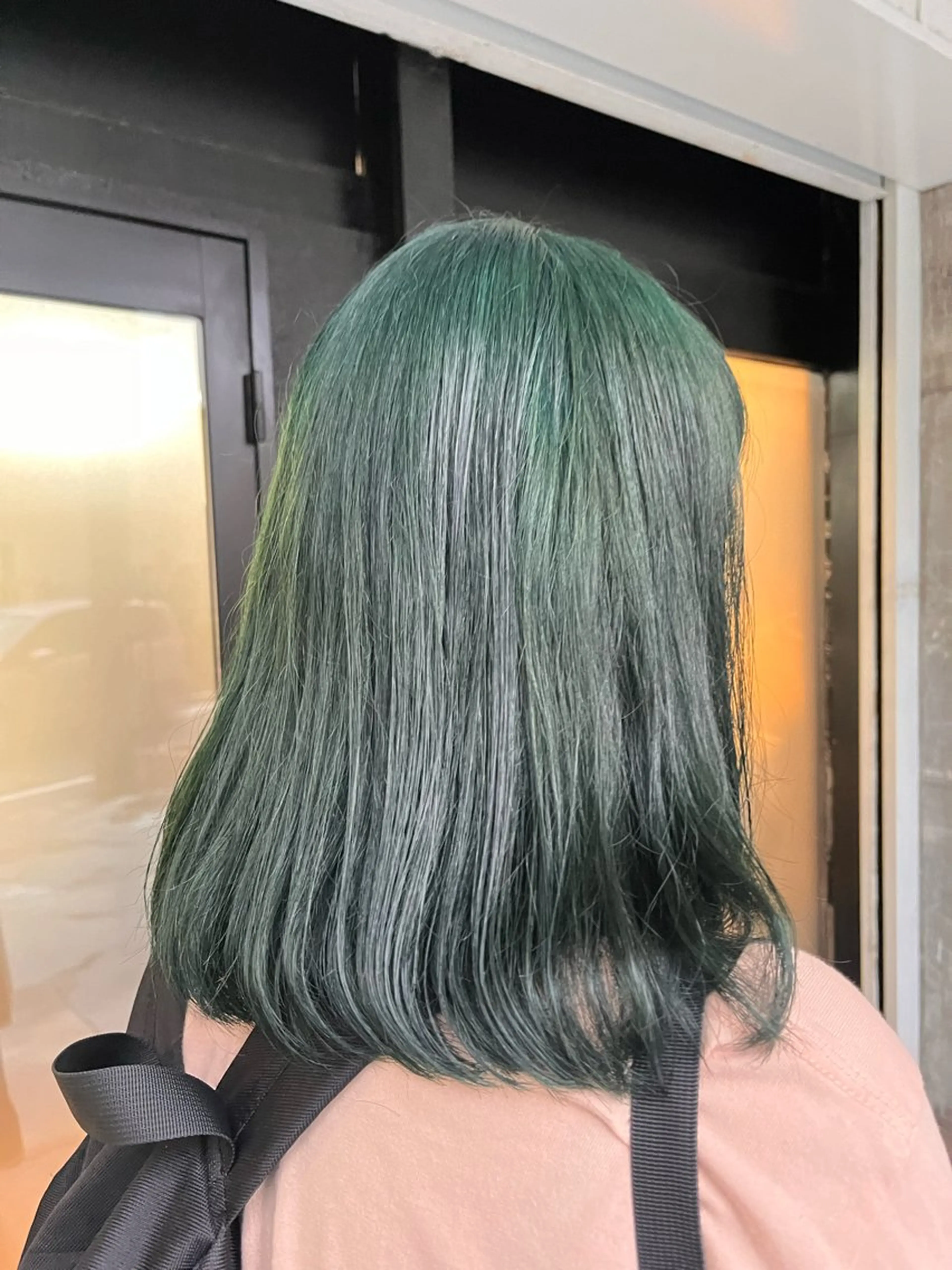 セミロング カラー カット ヘアカラー トリートメント ハイトーン/韓国風/ 艶髪/吉祥寺のヘアスタイル