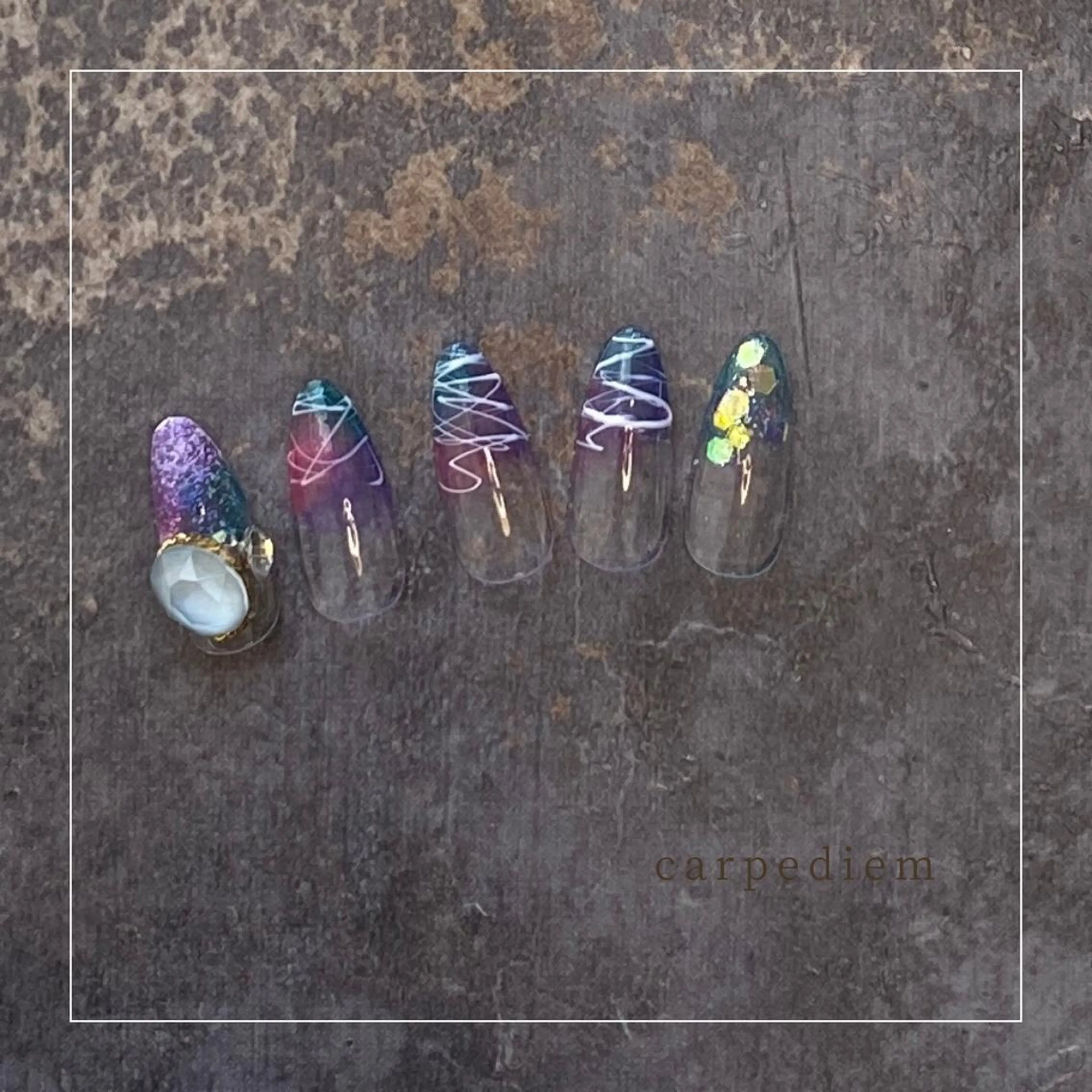 ネイル 城東区ネイルサロン carpediemのネイルデザイン