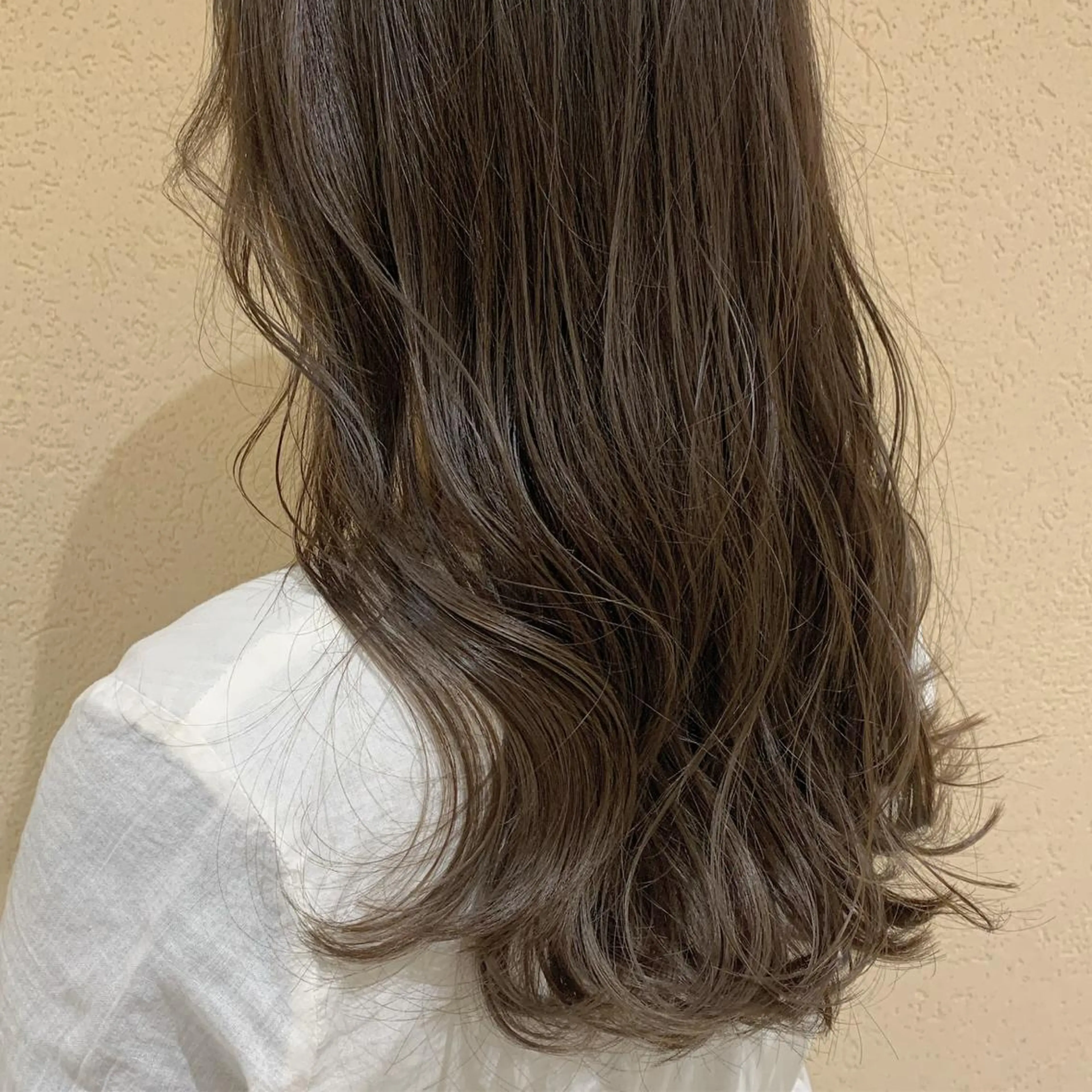 ロング カラー グレージュ オレンジ 𝒢𝒾𝓇𝓁𝓎 ⑅　𝓎𝓊𝓀𝒶のヘアスタイル