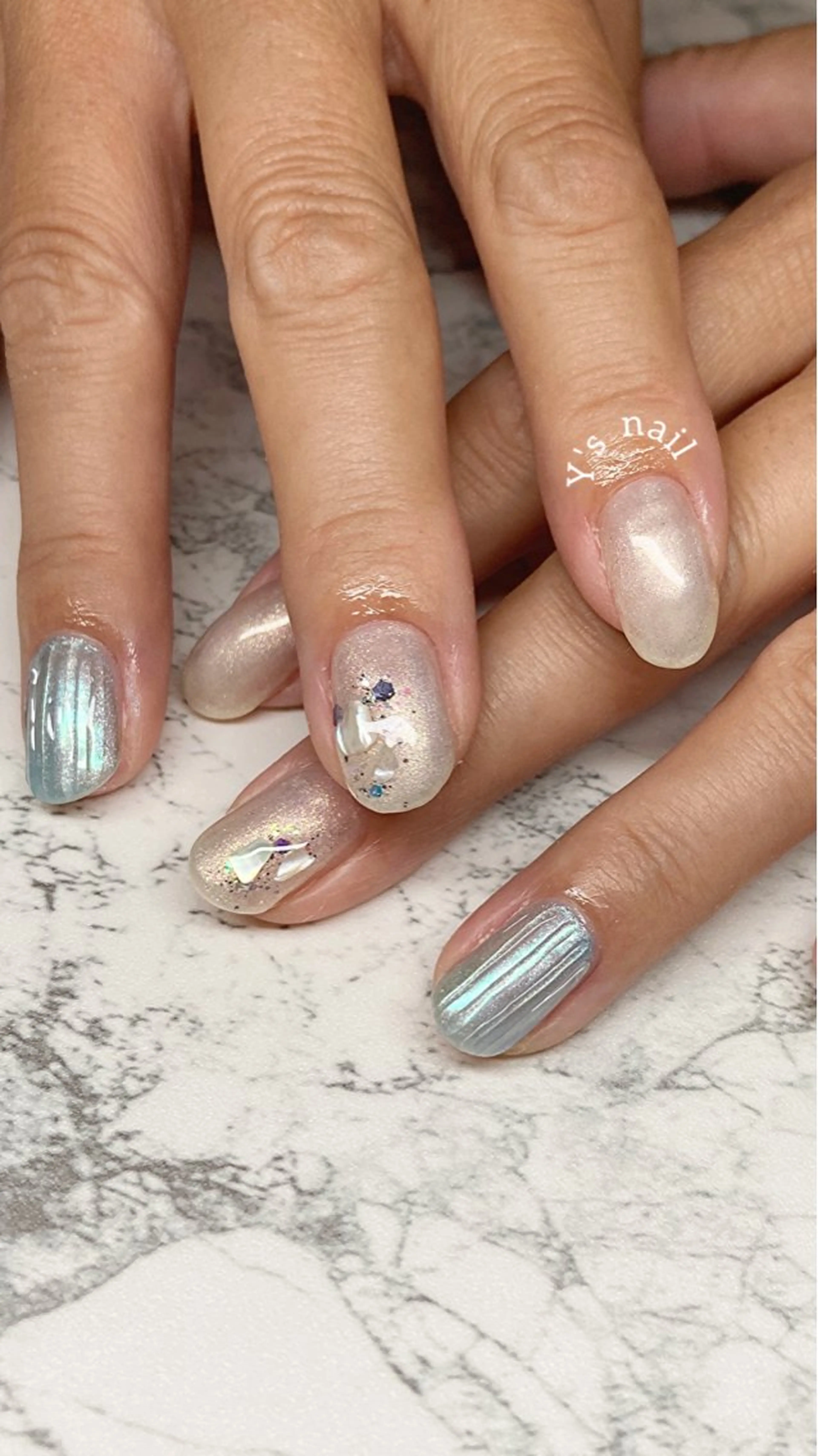 ネイル 手書きが得意🖌️ Y’s  nailのネイルデザイン