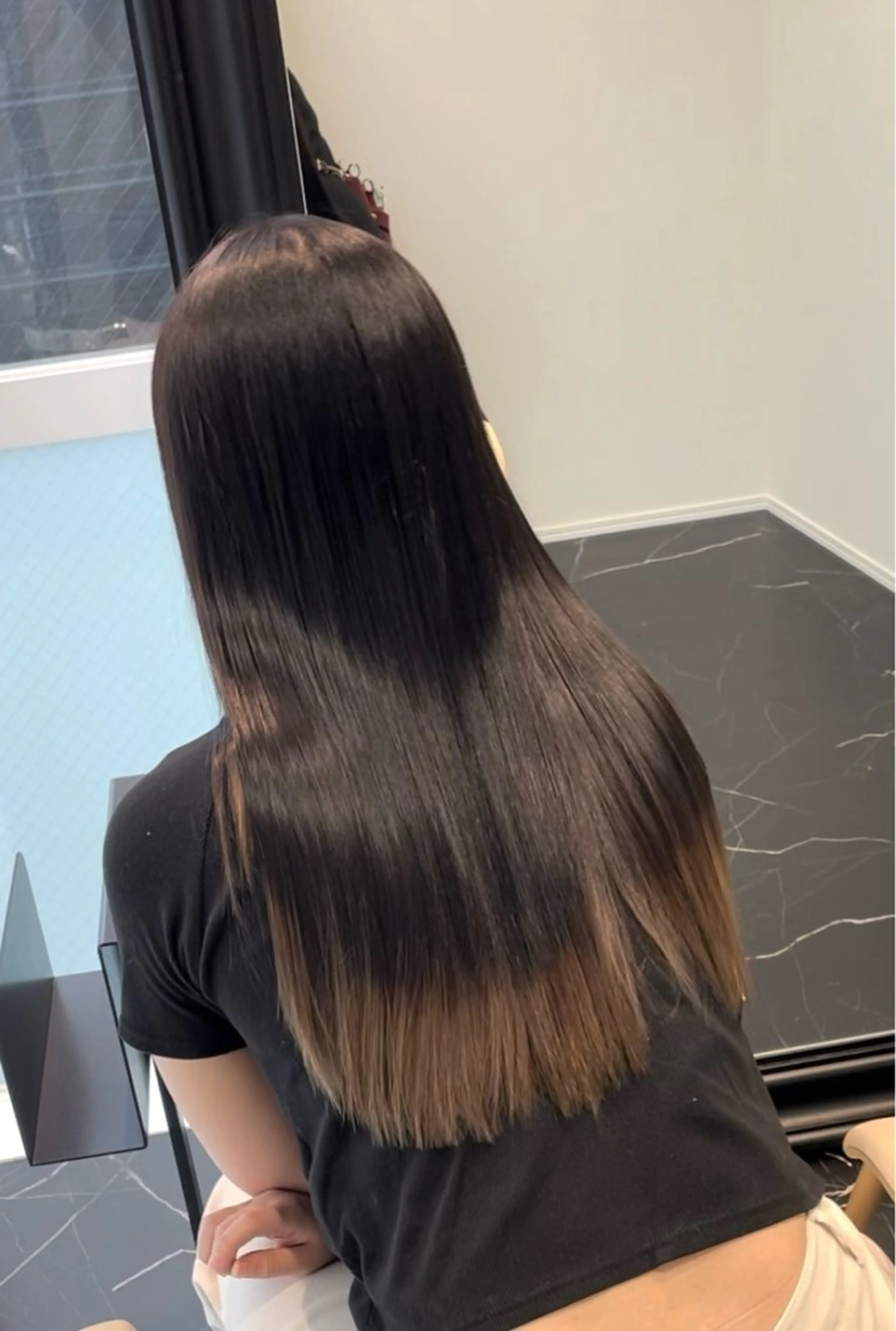 ロング カット ヘアカラー トリートメント AO所属・ボブ/艶カラー/ 縮毛矯正/寺岡祐斗のヘアスタイル