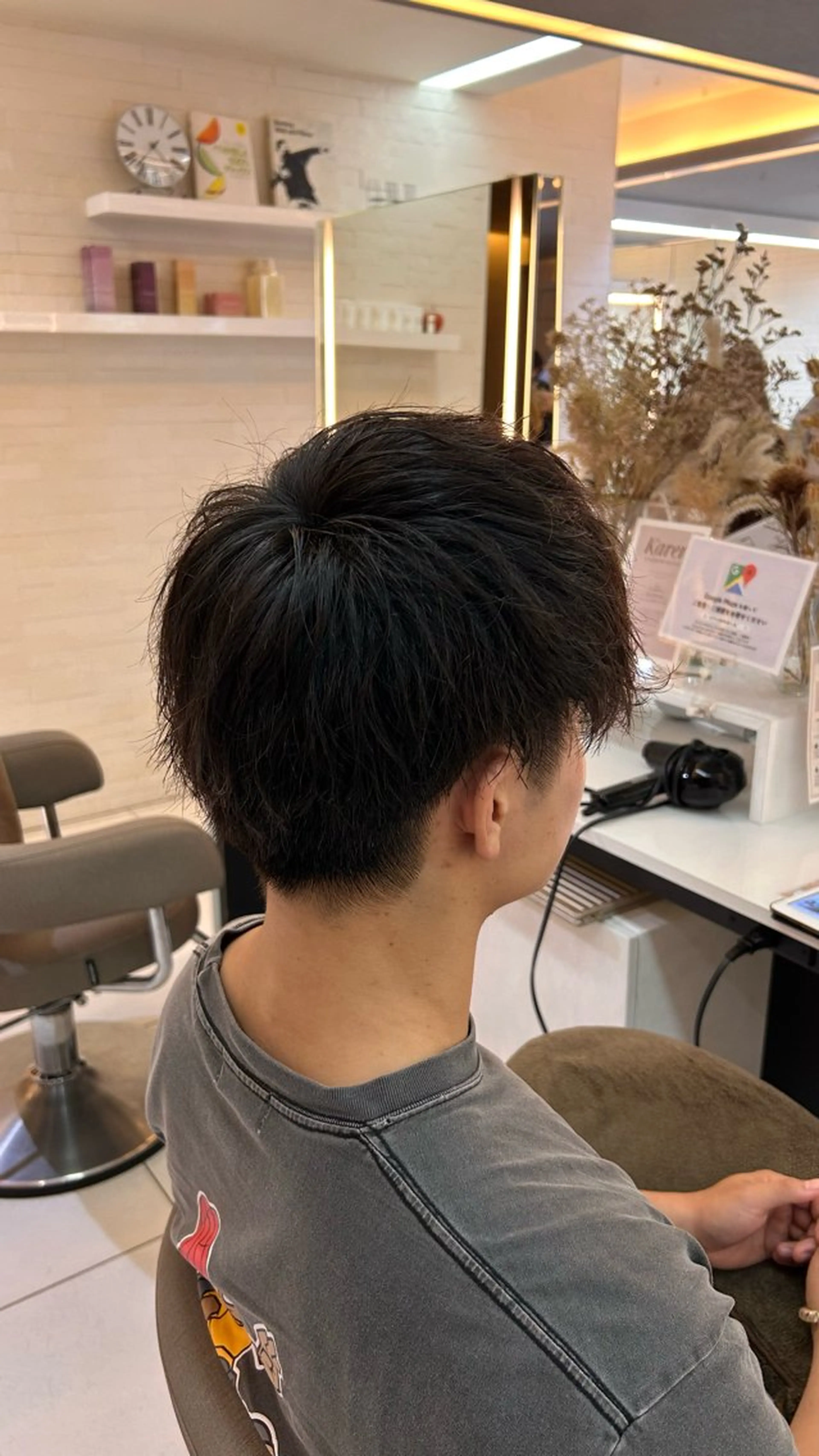 メンズ メンズパーマ カット コテ巻きパーマ/ 韓国レイヤー/なおのヘアスタイル