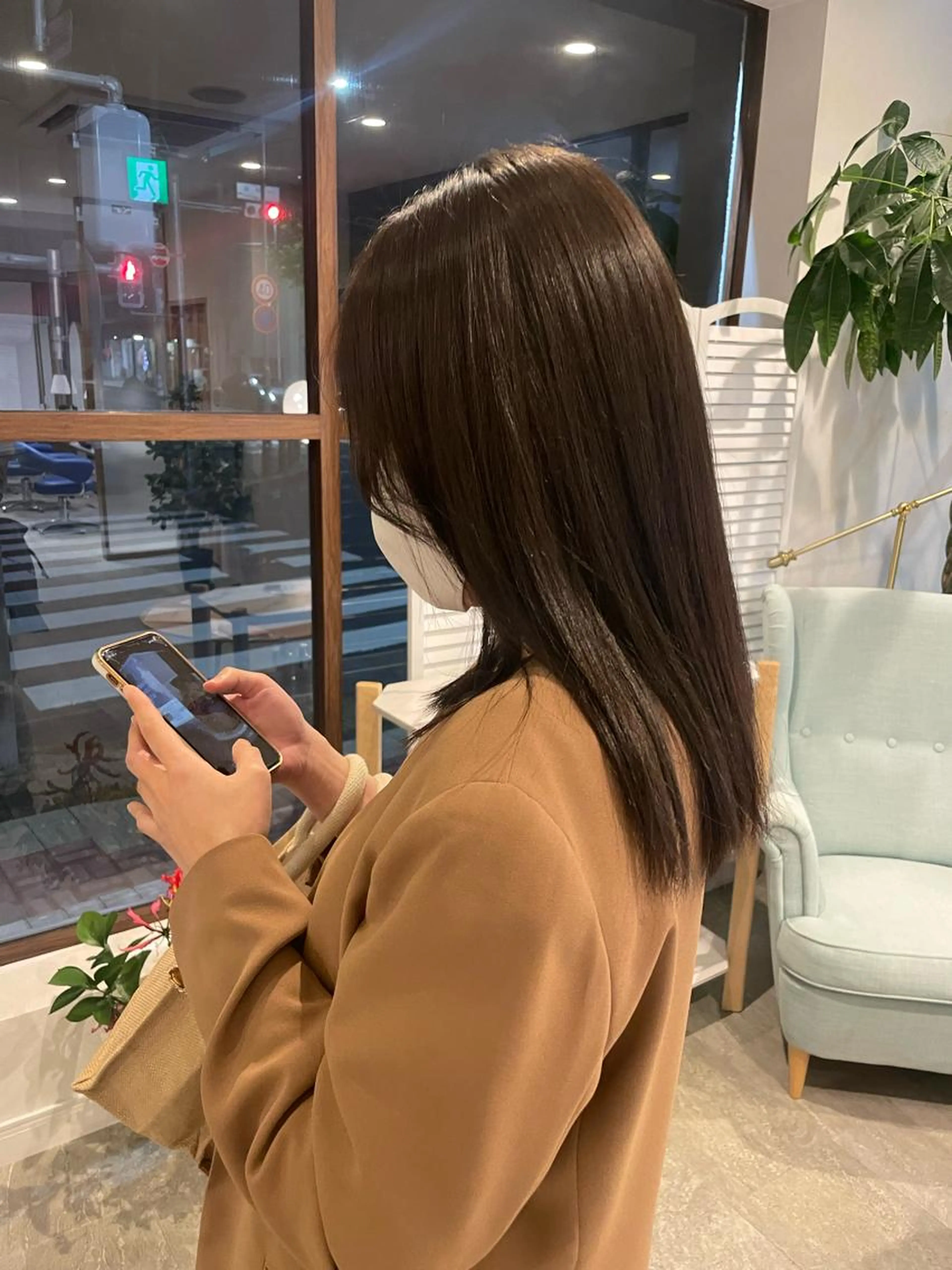 【ダメージ最小限】ブリーチなしワンカラー＋ツヤツヤトリートメントの写真