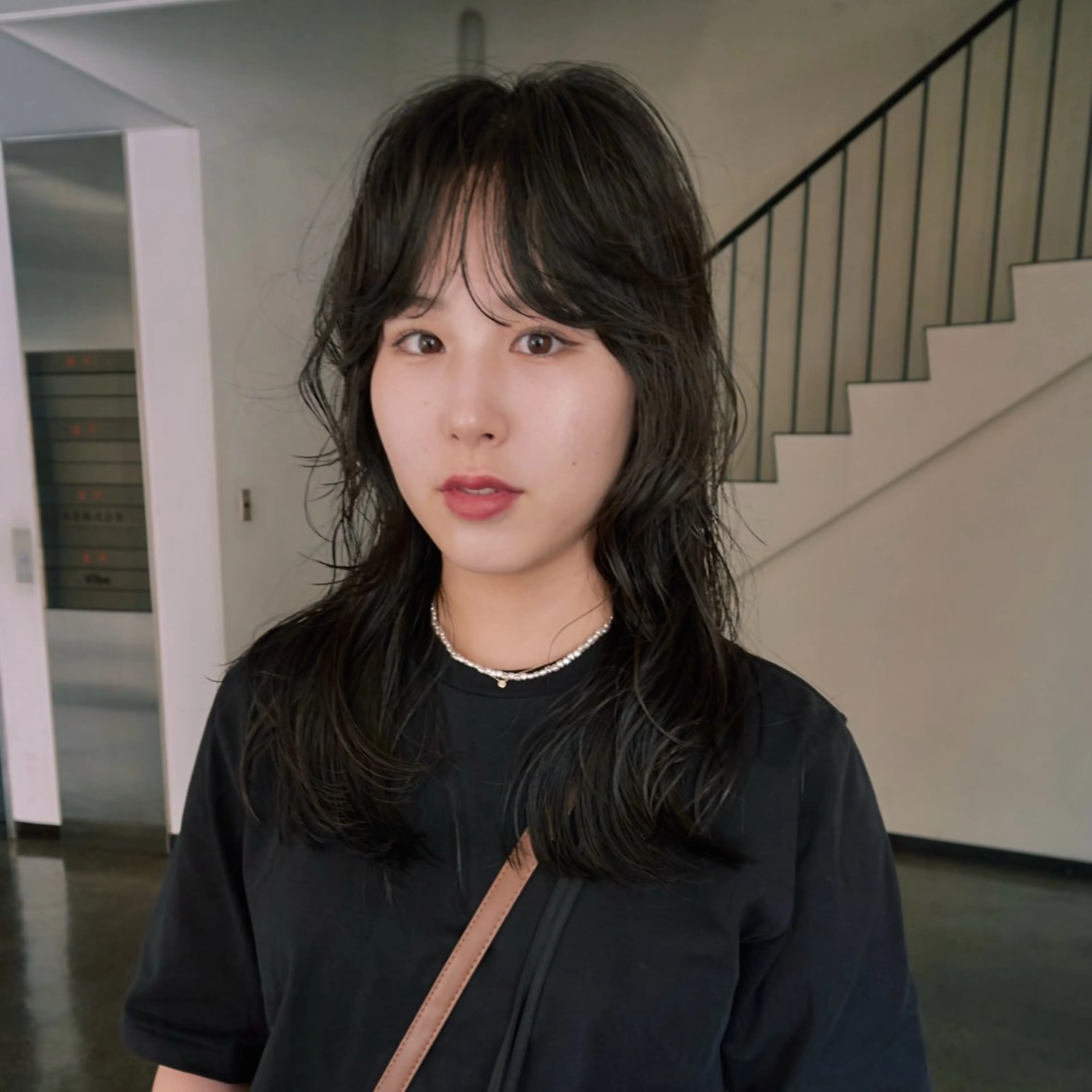 ロング パーマ レイヤーカット カット パーマ トリートメント 東山 涼嘉のヘアスタイル