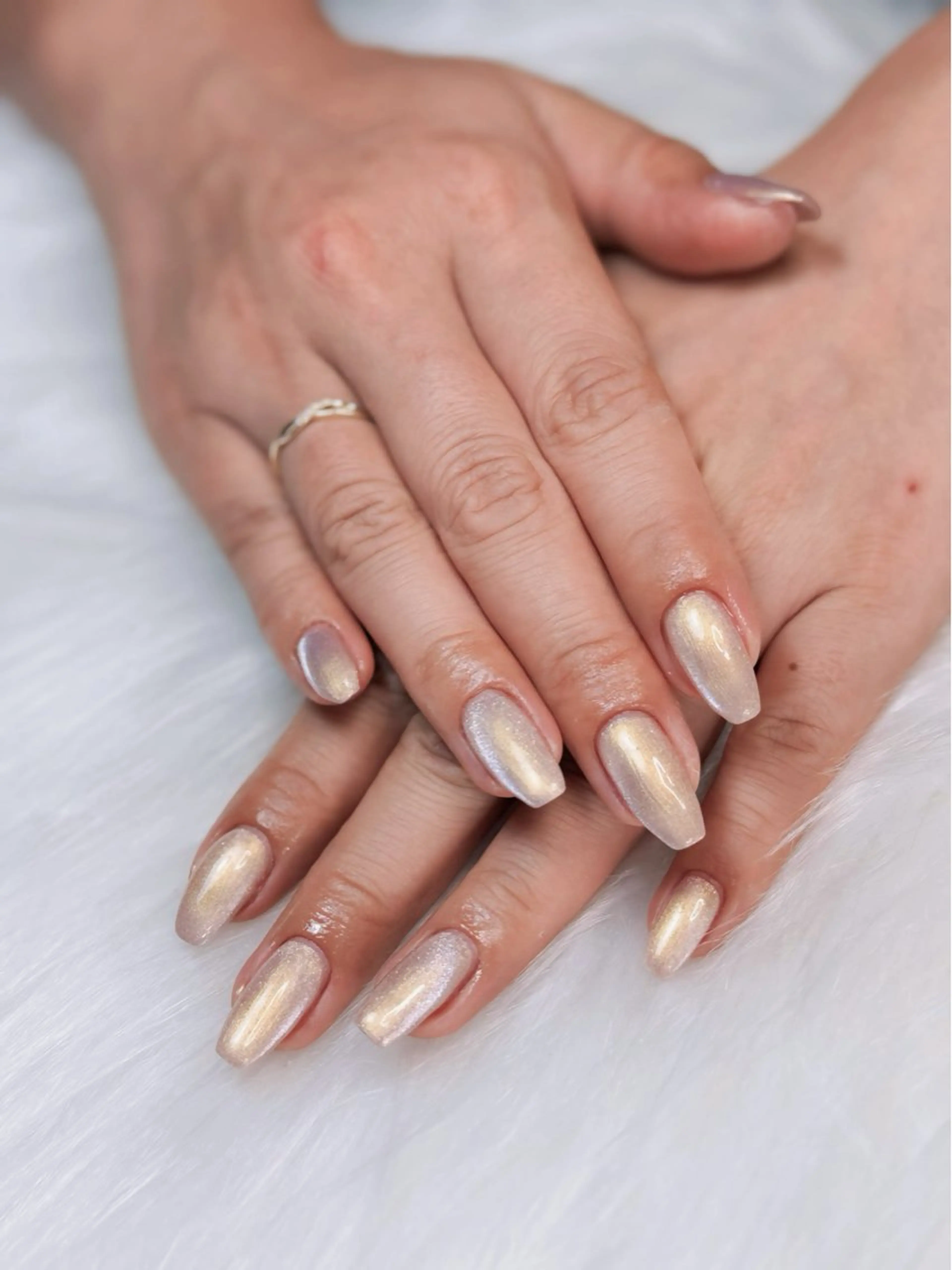 ネイル フレンチネイル ジェルネイル 韓国ネイル ロングネイル マグネットネイル nail sideraのネイルデザイン