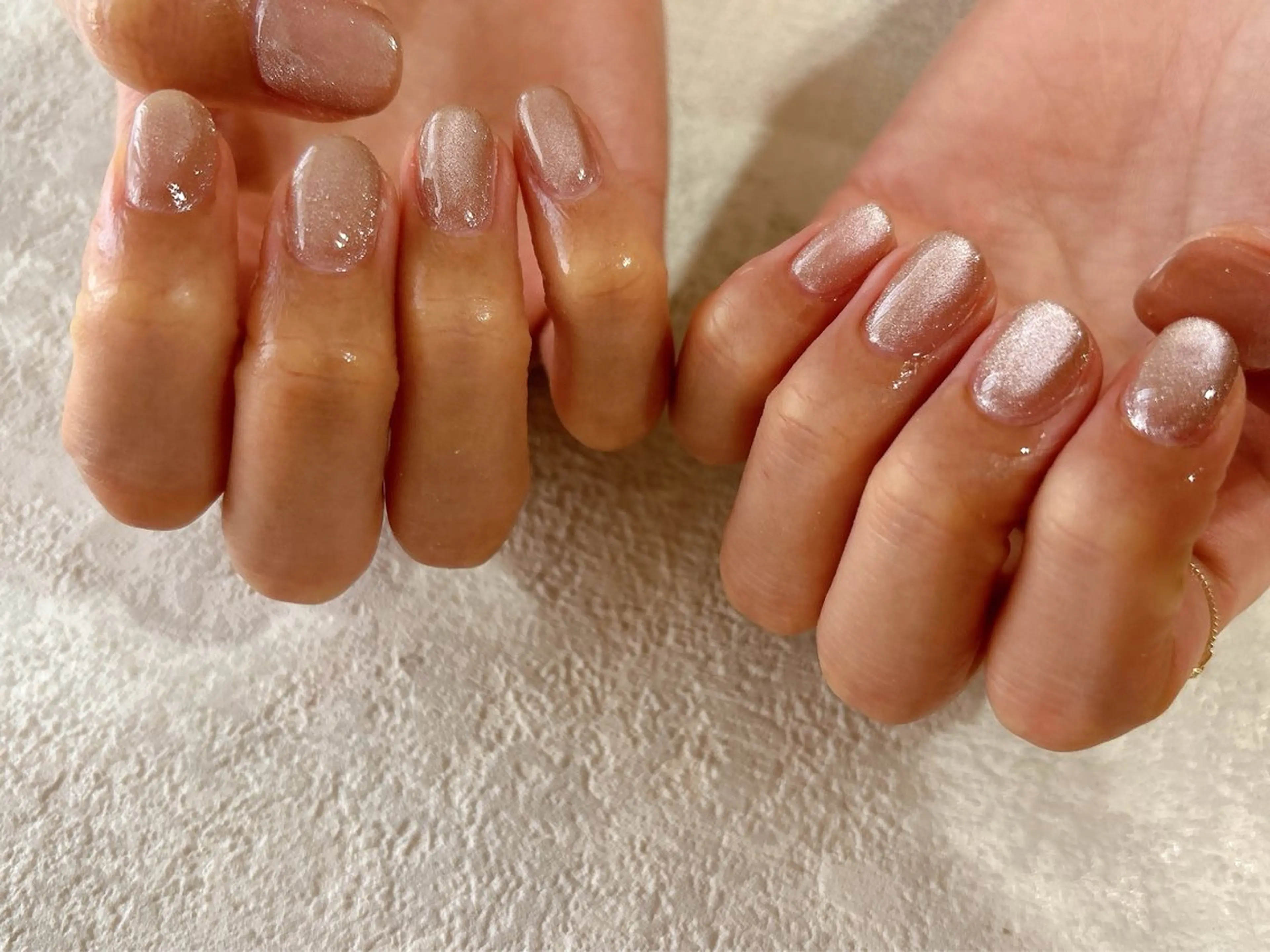 ネイル オーロラネイル フットネイル フレンチネイル ジェルネイル マグネットネイル ハンドネイル kikinail 溝の口のネイルデザイン