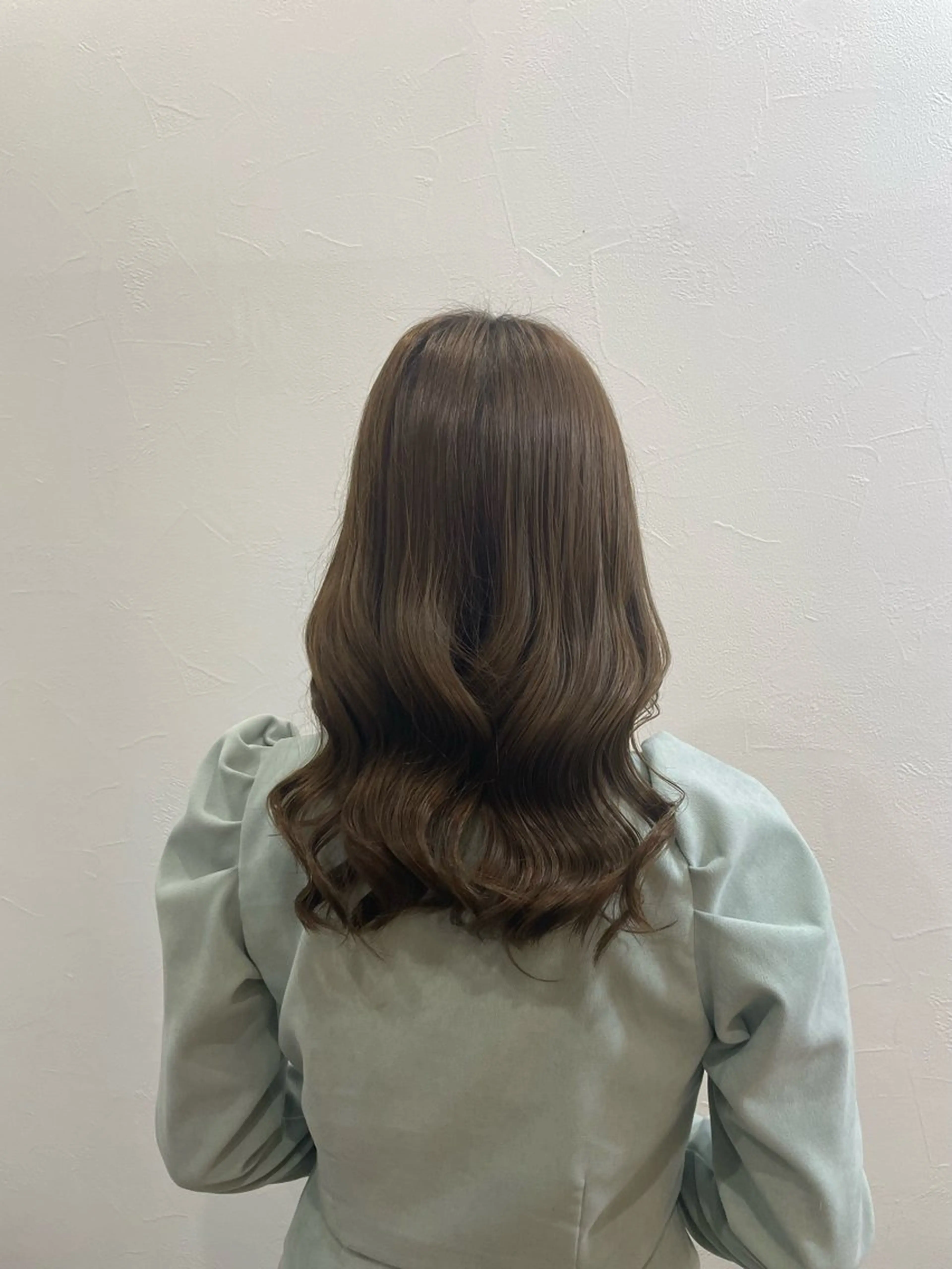 セミロング ヘアカラー トリートメント NANA🍊/熊谷 /縮毛矯正/髪質改善のヘアスタイル