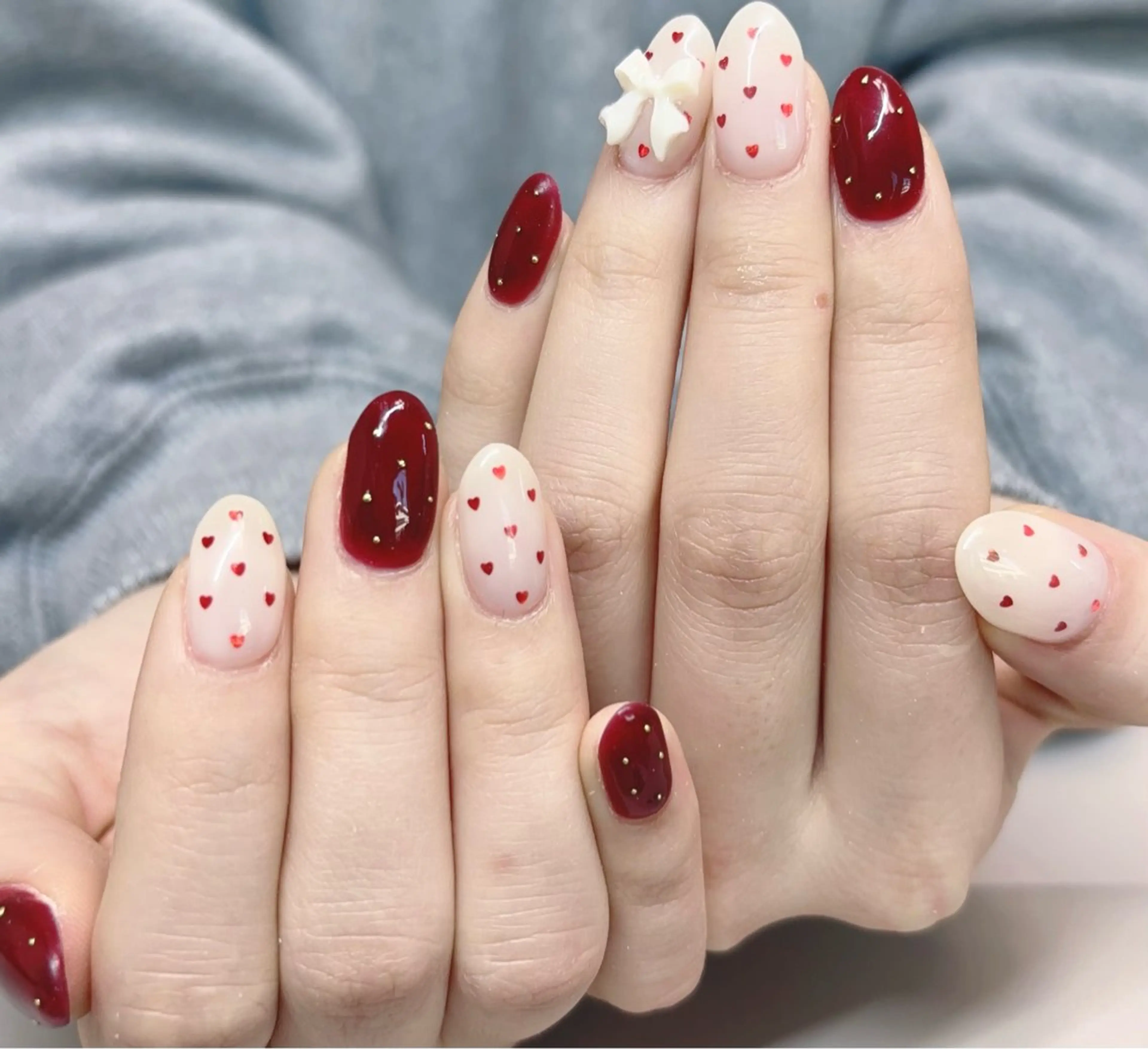 ネイル アートネイル オーロラネイル ジェルネイル ガーリー キラキラネイル Rika Nail salon 1のネイルデザイン