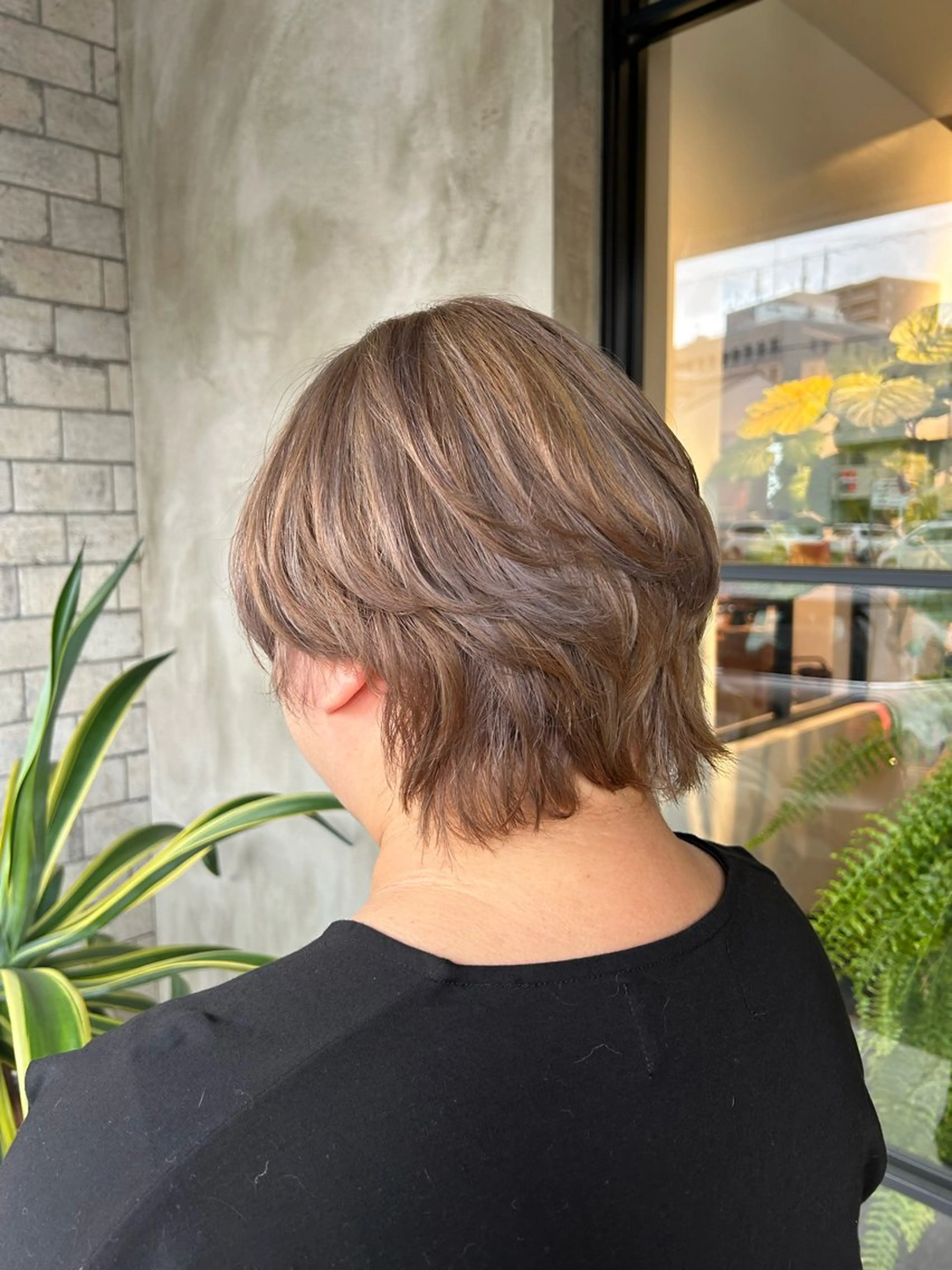 ミディアム カラー 村松 美月のヘアスタイル