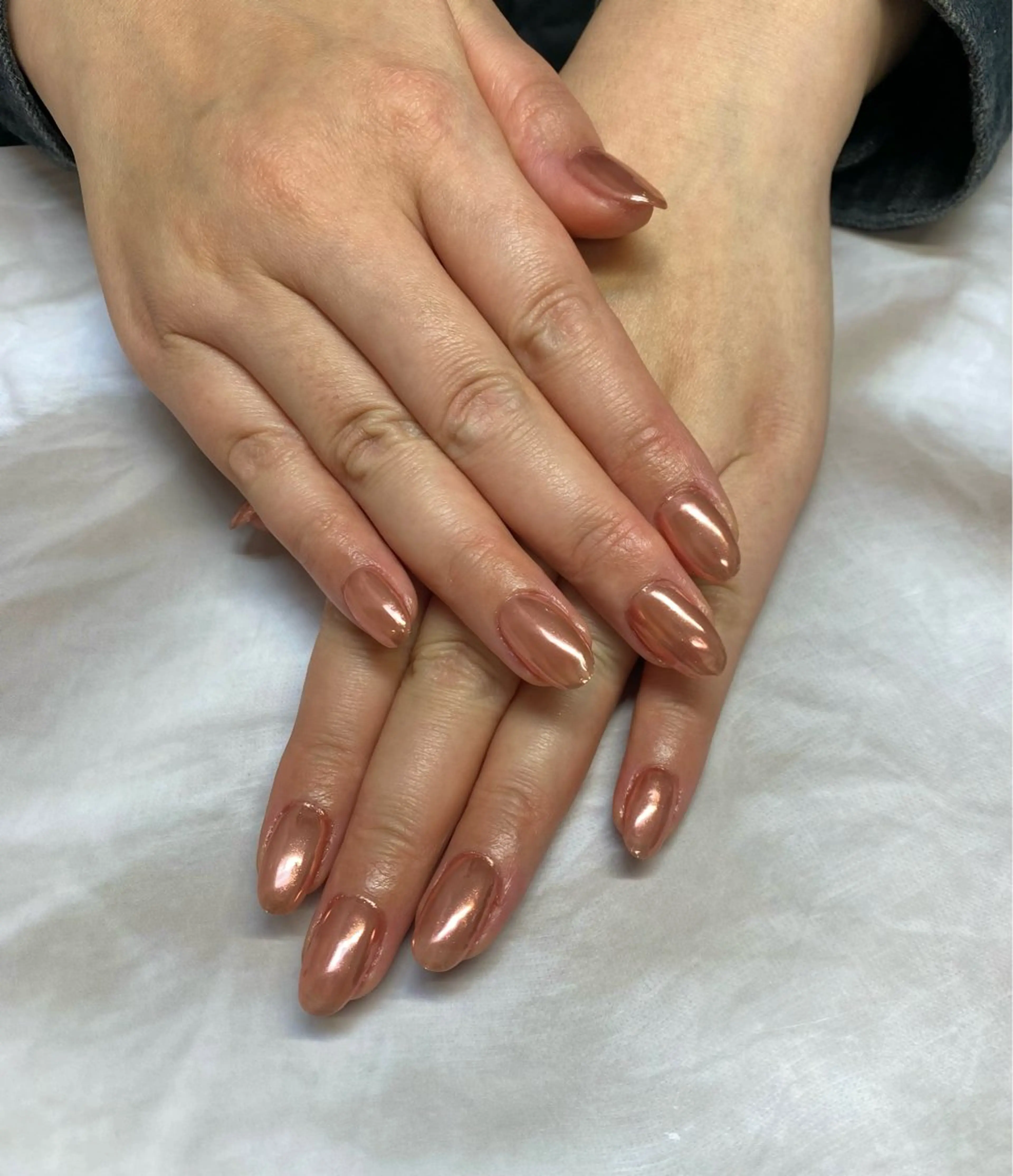 ネイル ミラーネイル 【ANEMONA】 .のネイルデザイン